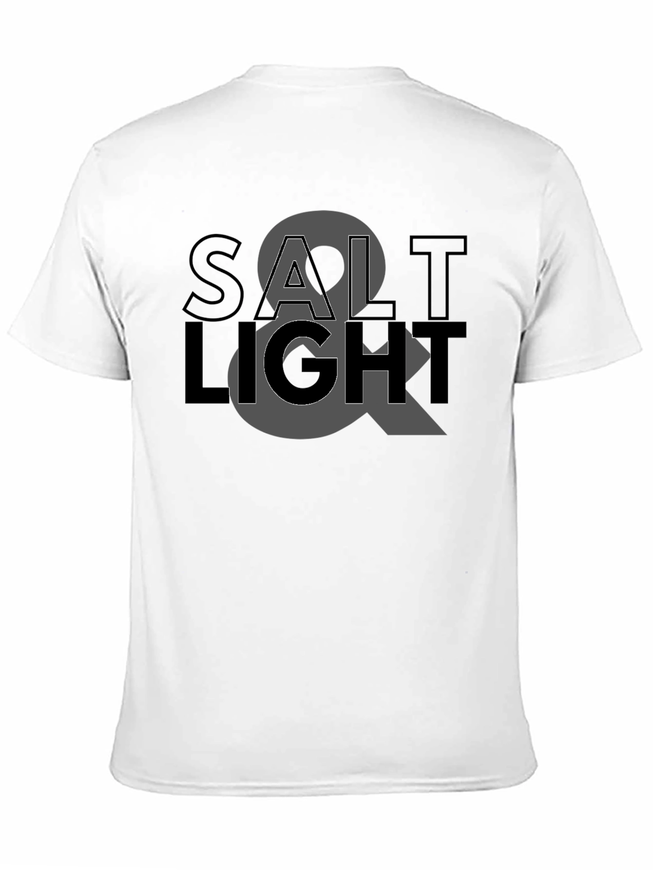 Black Salt & Light Graphic Black T-Shirt view 11