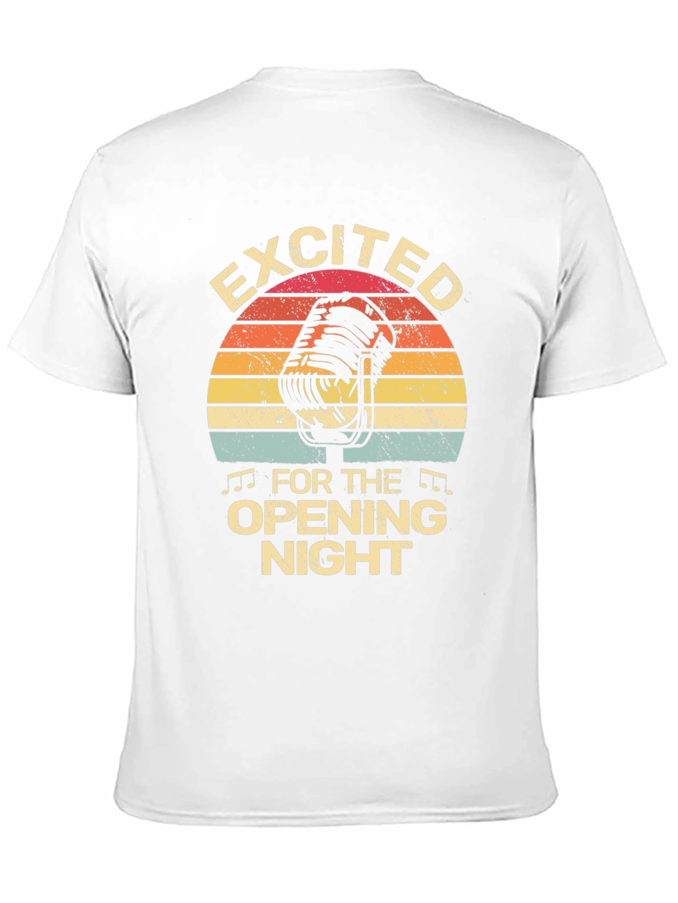 Black Excited For Opening Night Black T-Shirt view 11