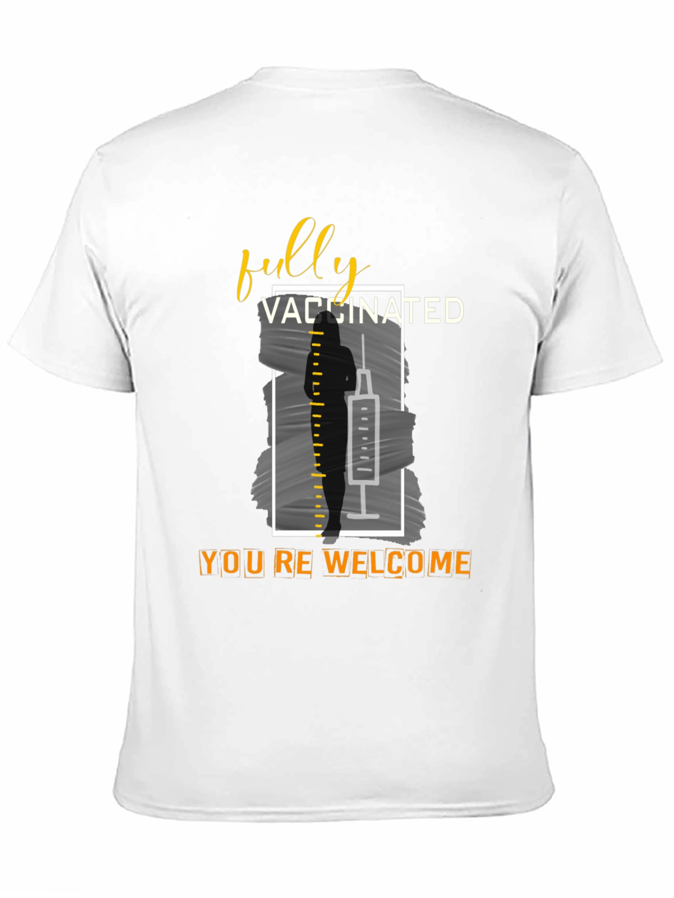 Black Fully Vaccinated T-Shirt view 11