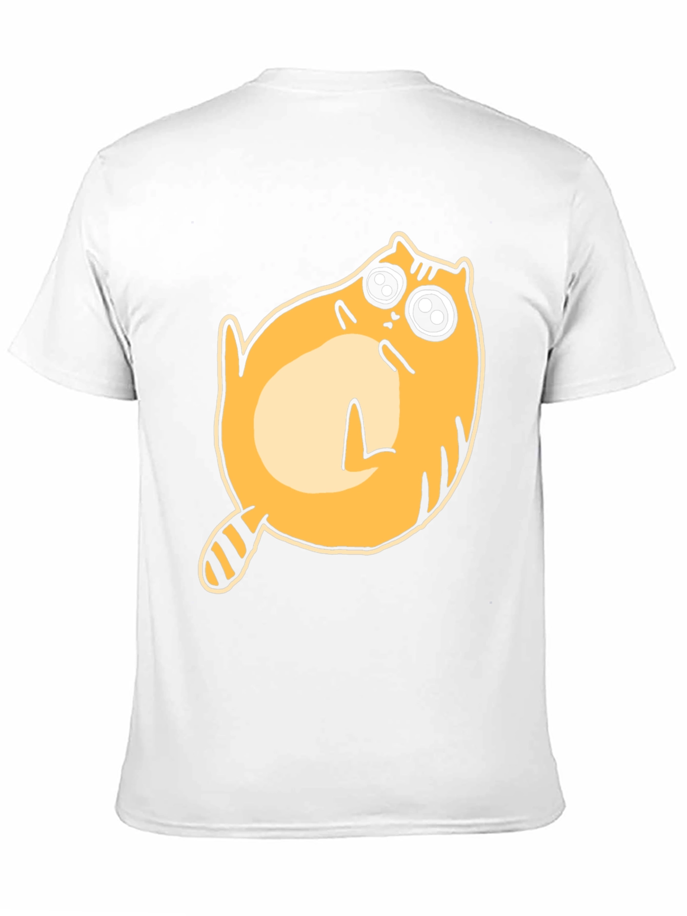 Black Funny Cat T-Shirt - Cute Cartoon Feline Tee view 11