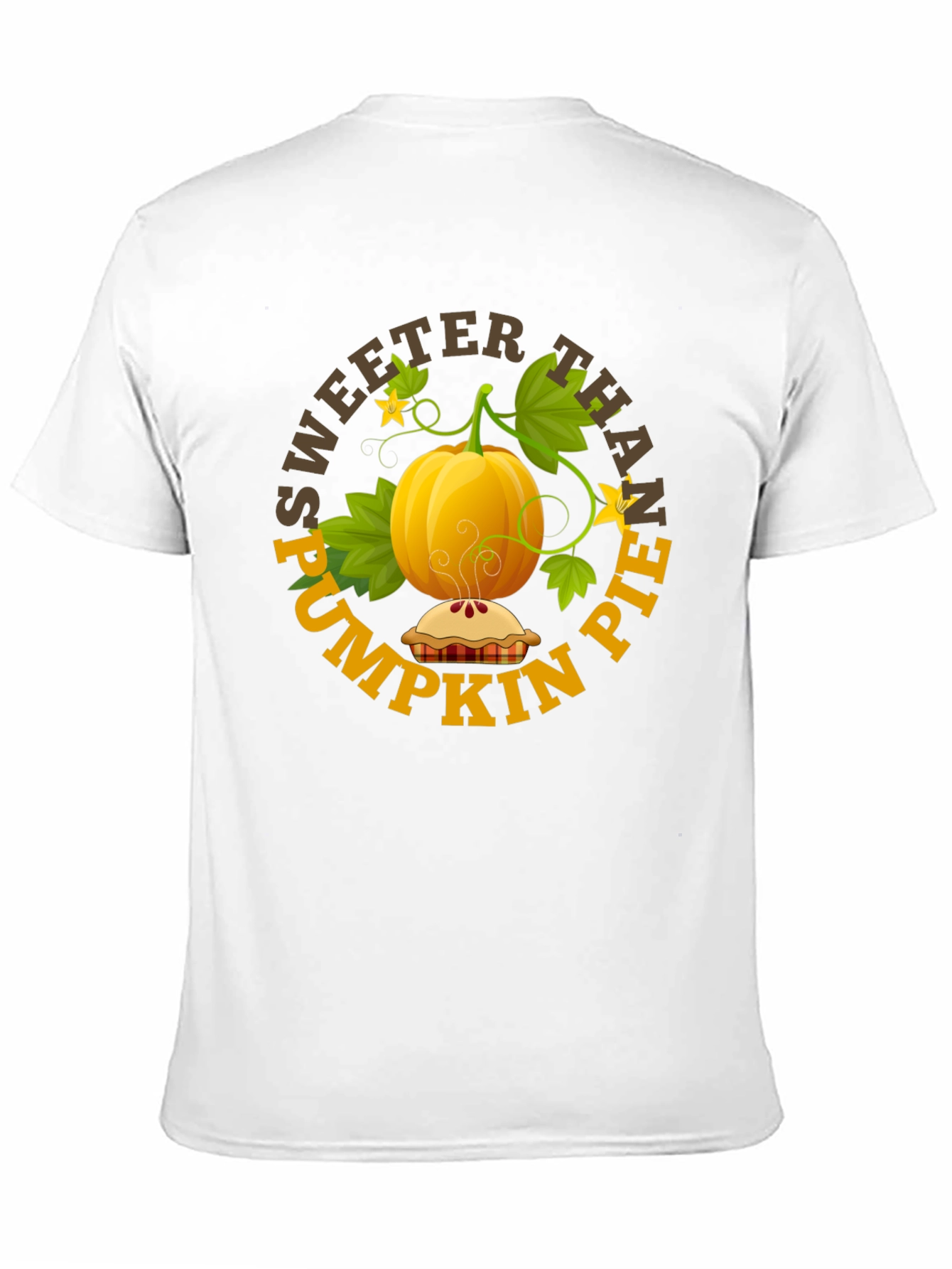 Black Sweeter Than Pumpkin Pie T-Shirt view 11