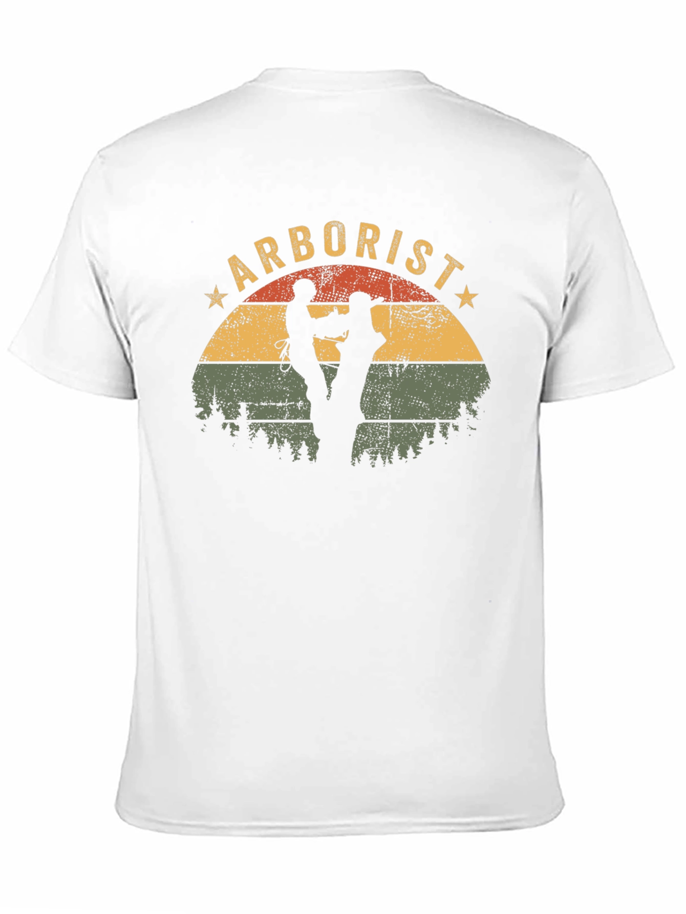 Black Arborist T-Shirt Vintage Tree Surgeon Tee view 11