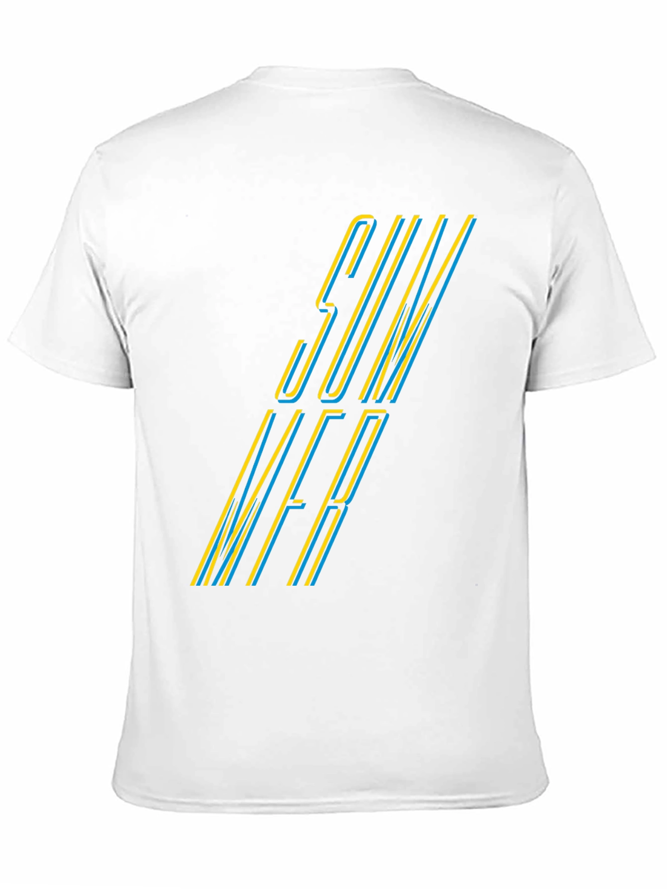 Black Stylish "SUMMER" Graphic Black T-Shirt view 11