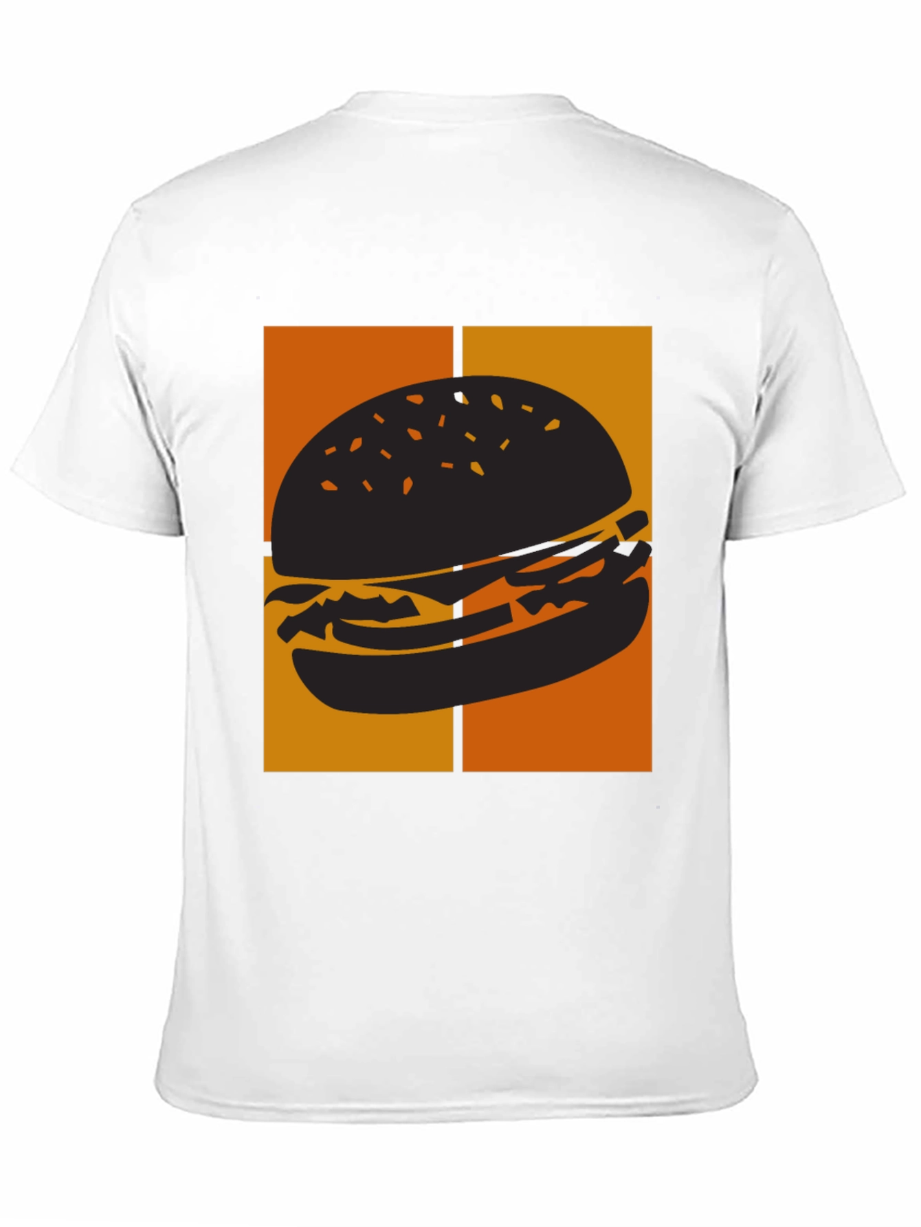 Burger Graphic Tee - Black Comfort Fit T-Shirt - 11