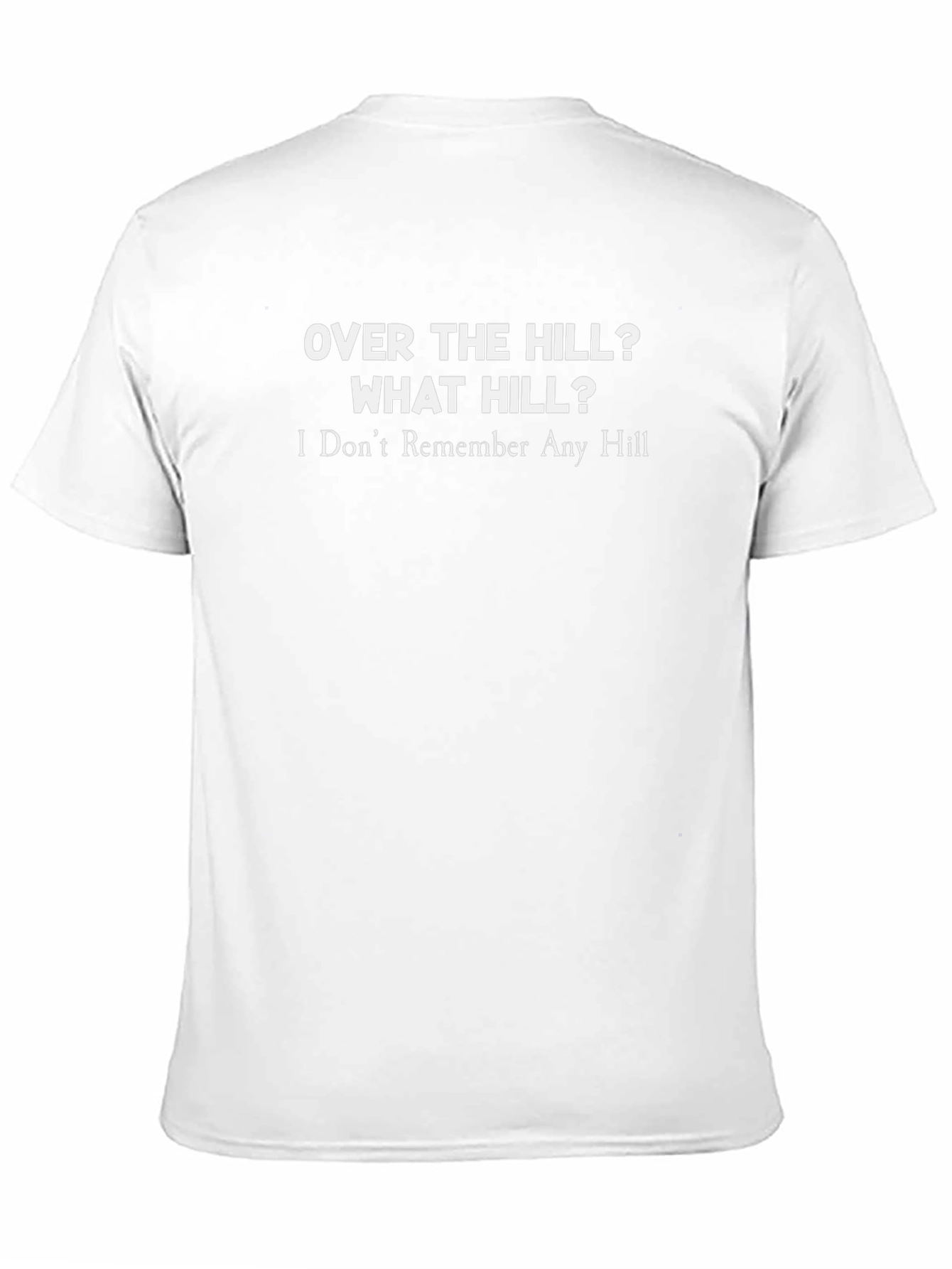 Black Over The Hill? What Hill? Black Graphic T-Shirt view 11