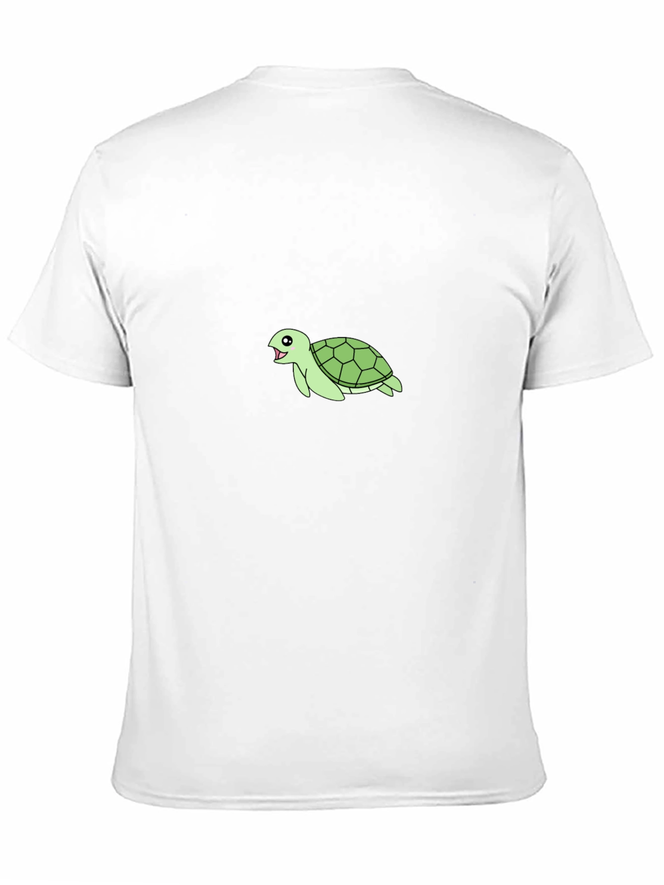 Black Cute Turtle Graphic T-Shirt - Unisex view 11