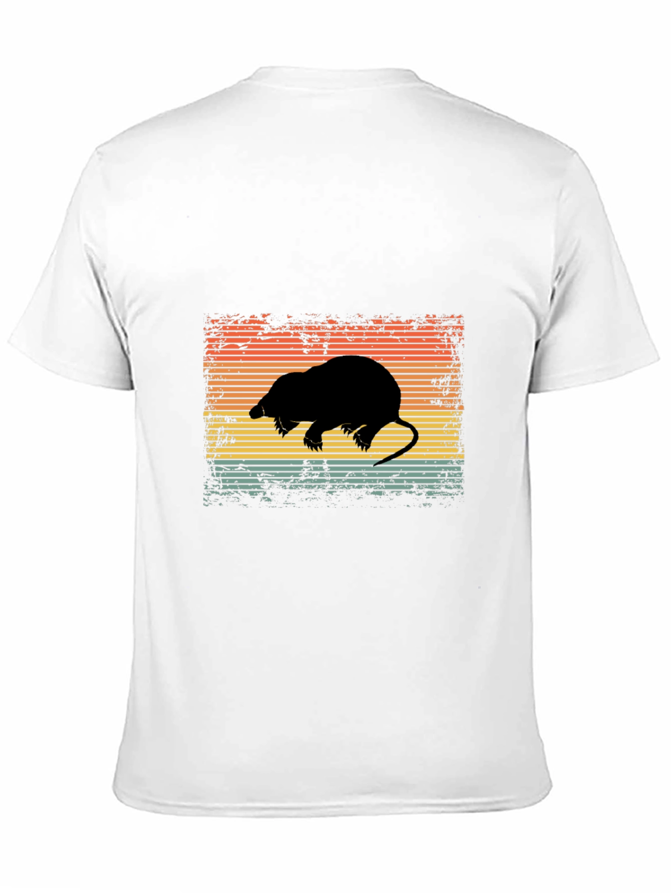 Black Retro Mole T-Shirt view 11