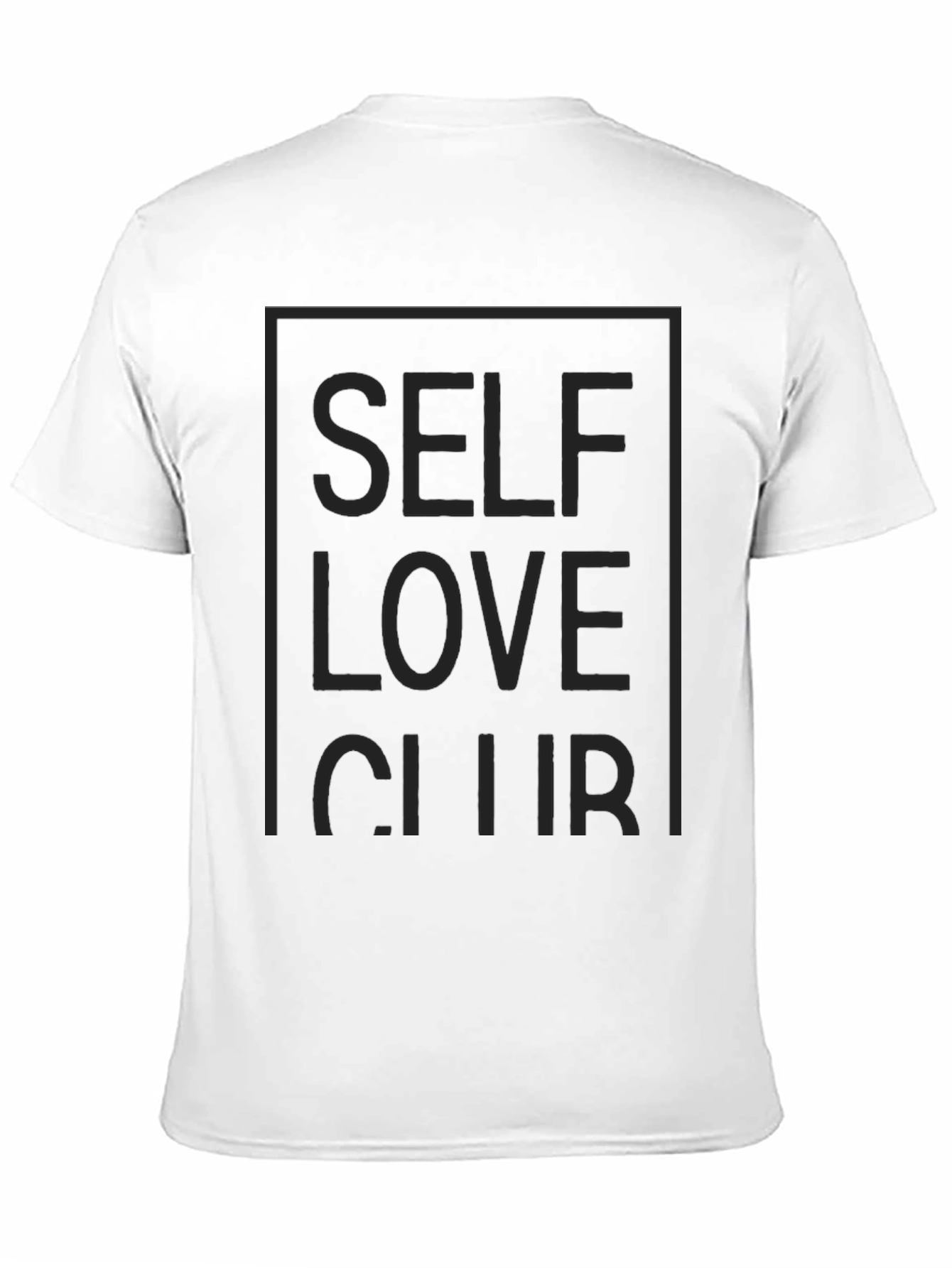 Black Self Love Club Graphic Tee - Men's Black T-Shirt view 11