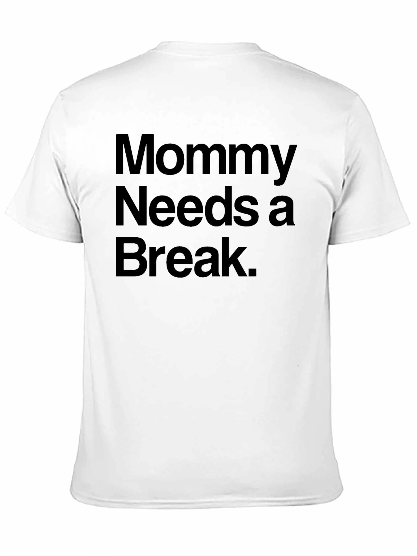 Black Mommy Needs a Break T-Shirt - Relaxing Comfort view 11