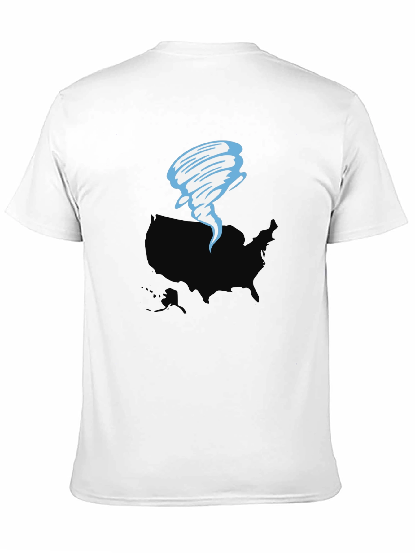 Black Tornado USA Graphic T-Shirt - Weather Tee view 11