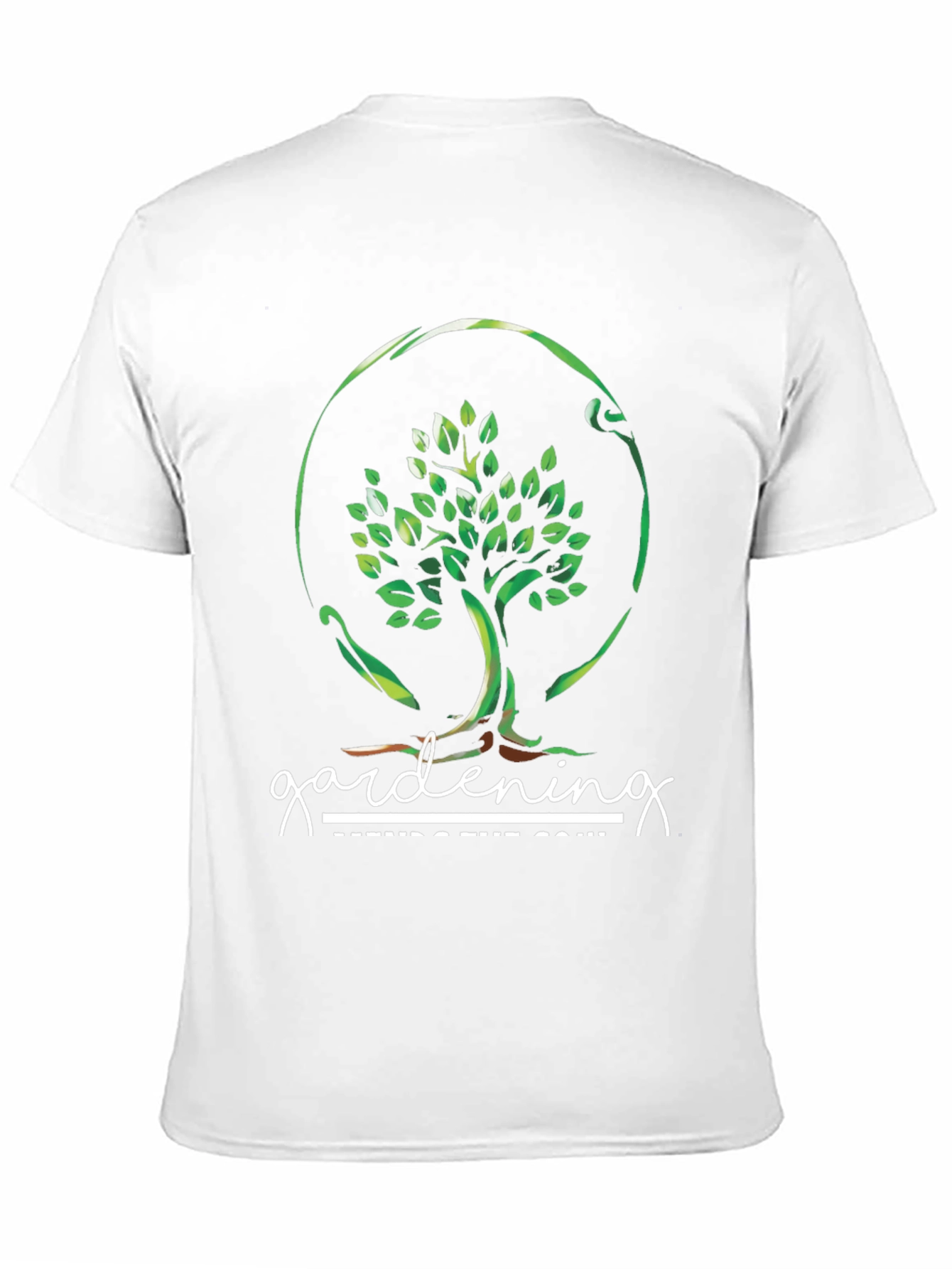 Black Gardening Feeds the Soul T-Shirt view 11