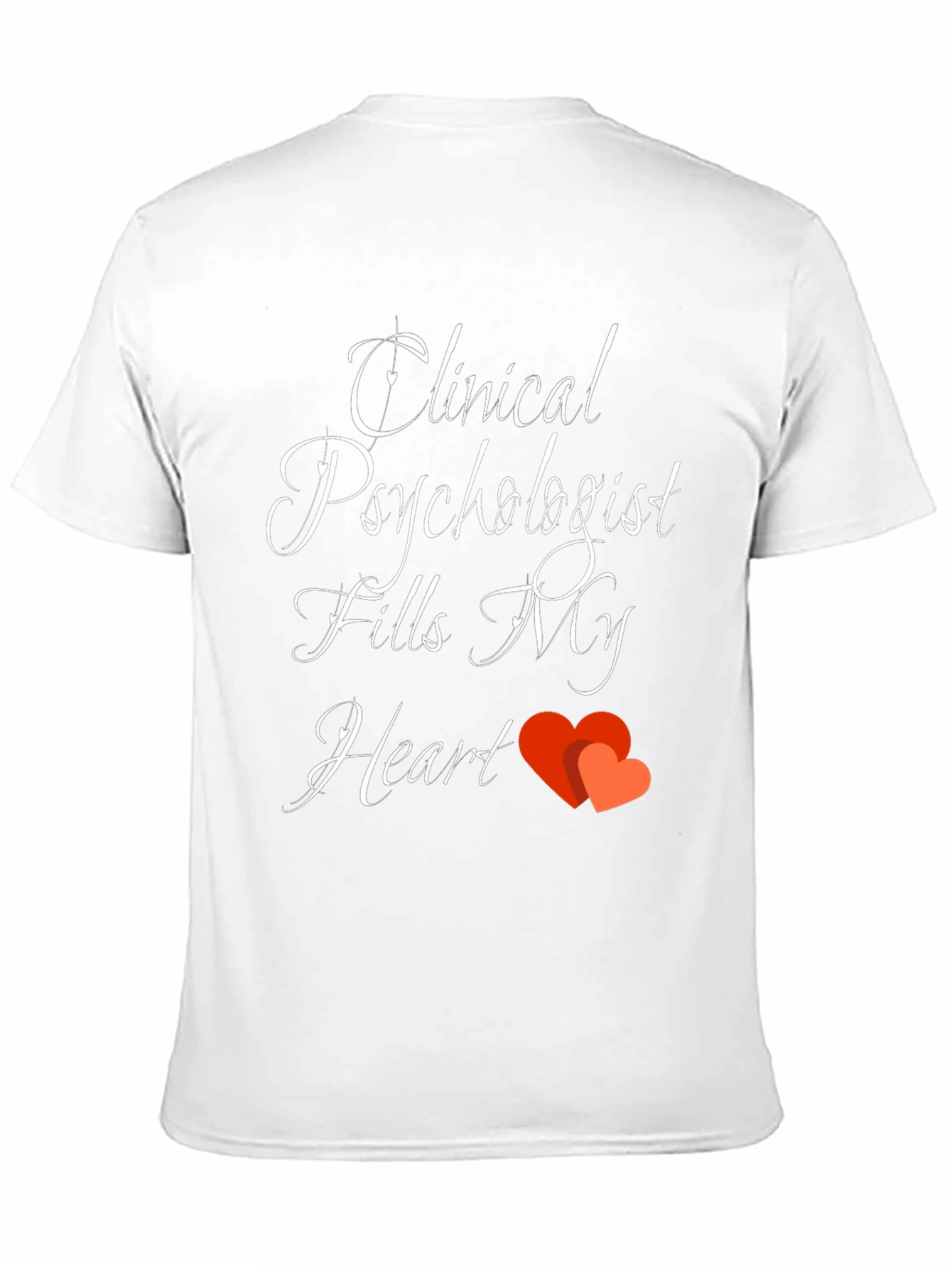 Black Clinical Psychologist Fills My Heart T-Shirt view 11