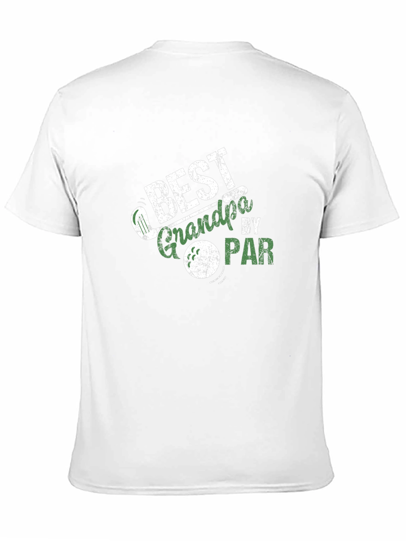 Black Best Grandpa By Par Golf T-Shirt view 11