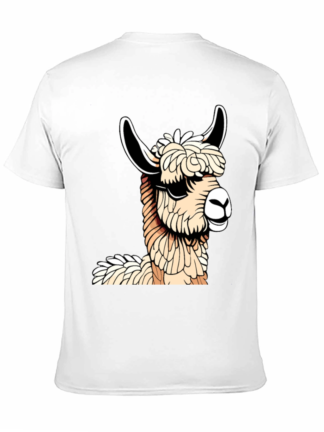 Black Llama Graphic Tee - Cool & Comfortable view 11