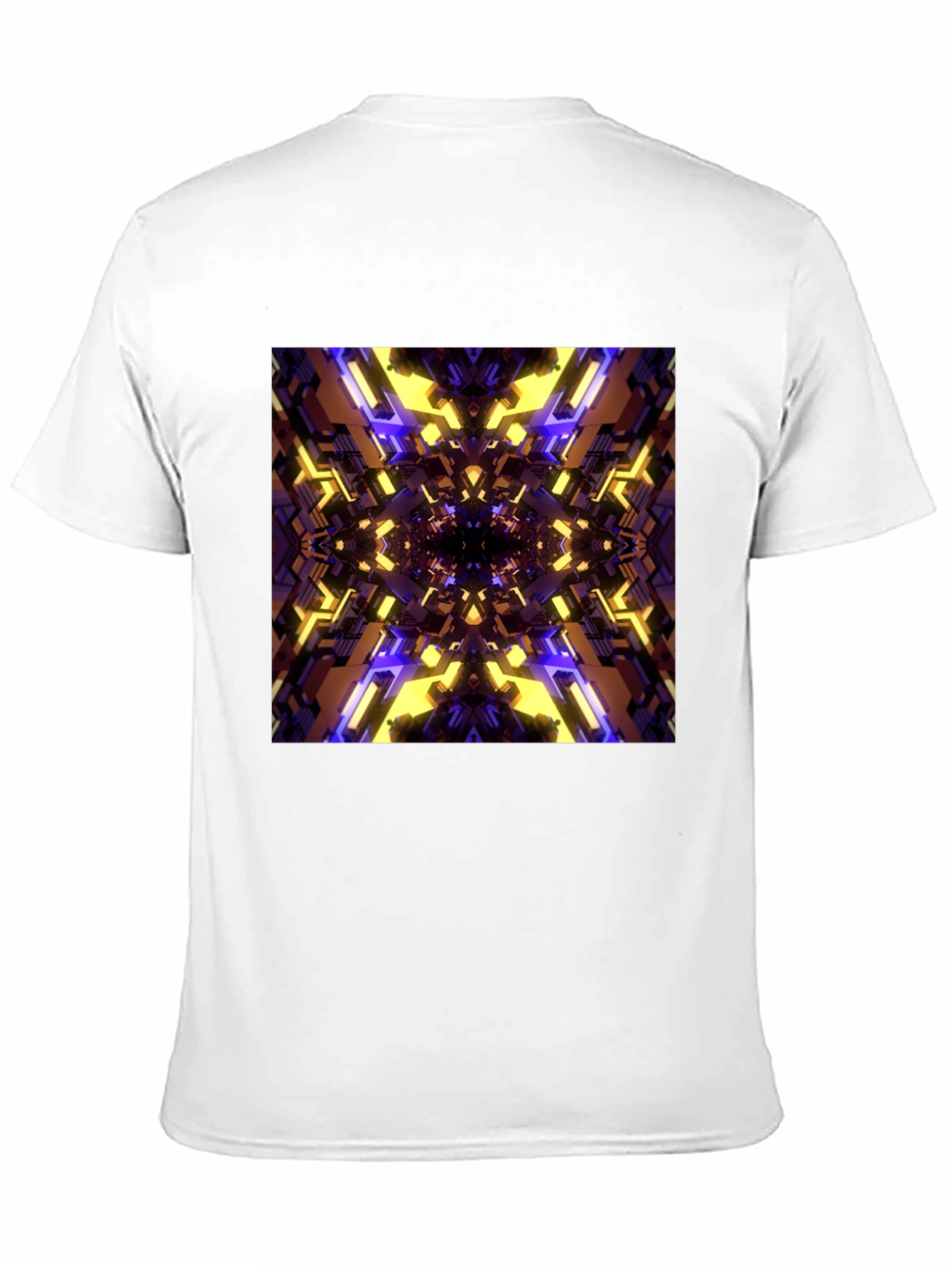 Black Abstract Graphic Print Black T-Shirt view 11