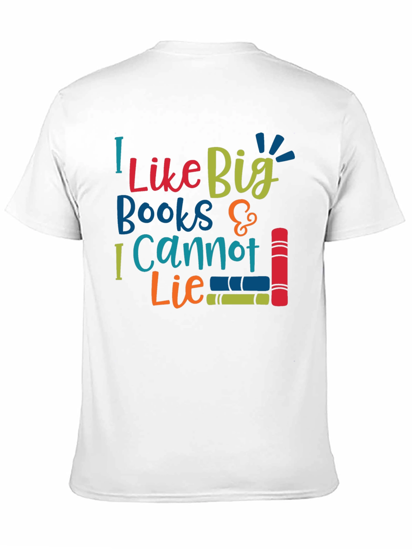 Black I Like Big Books T-Shirt view 11