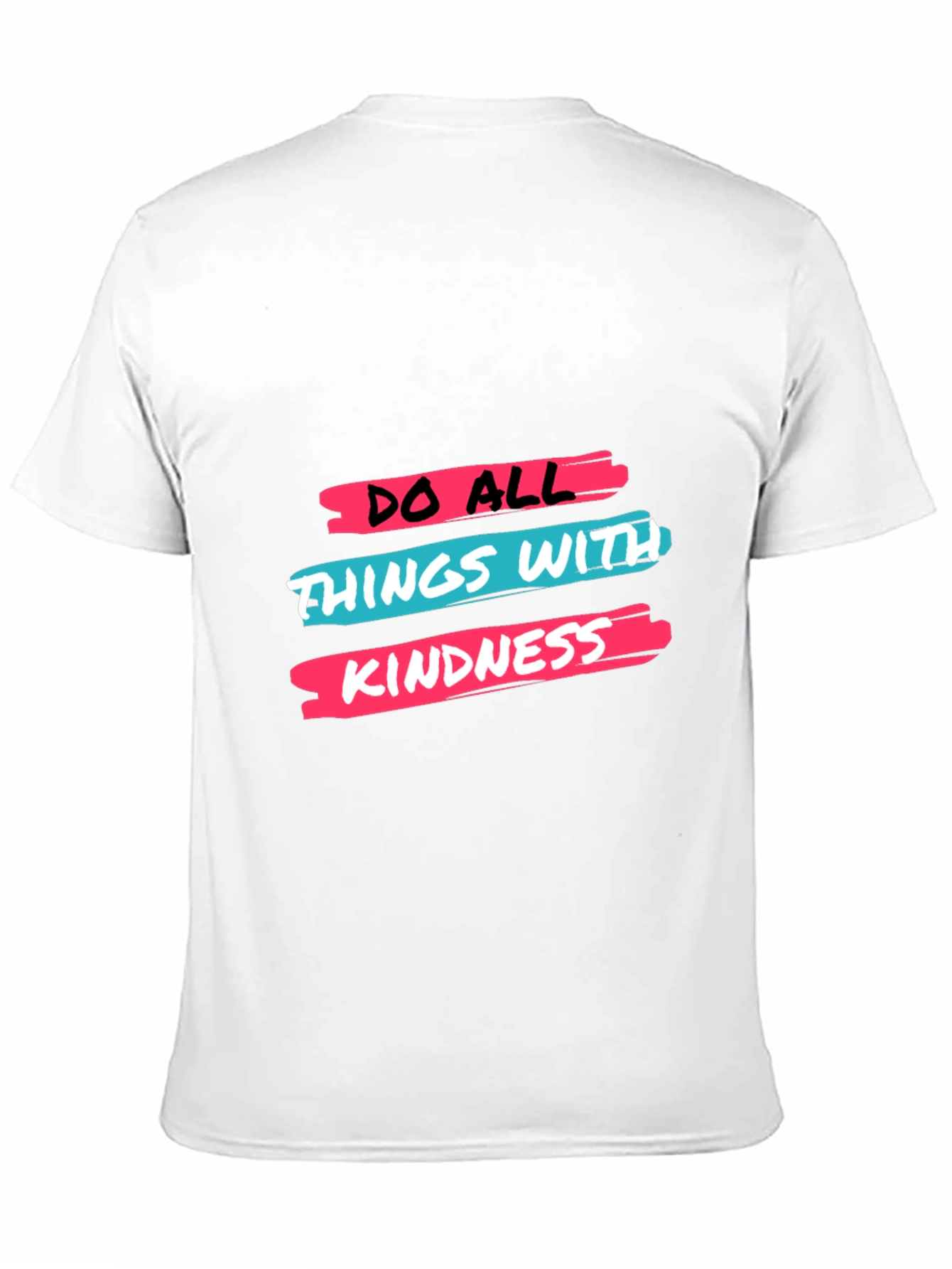 Black Kindness Graphic Tee - Black Unisex T-Shirt view 11