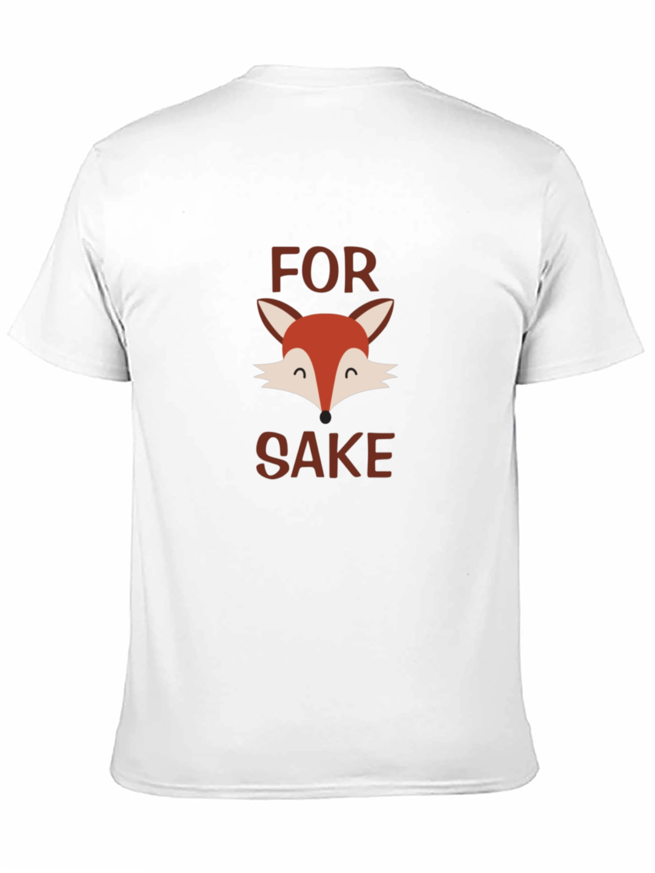 Black Funny "For Fox Sake" Graphic Tee view 11