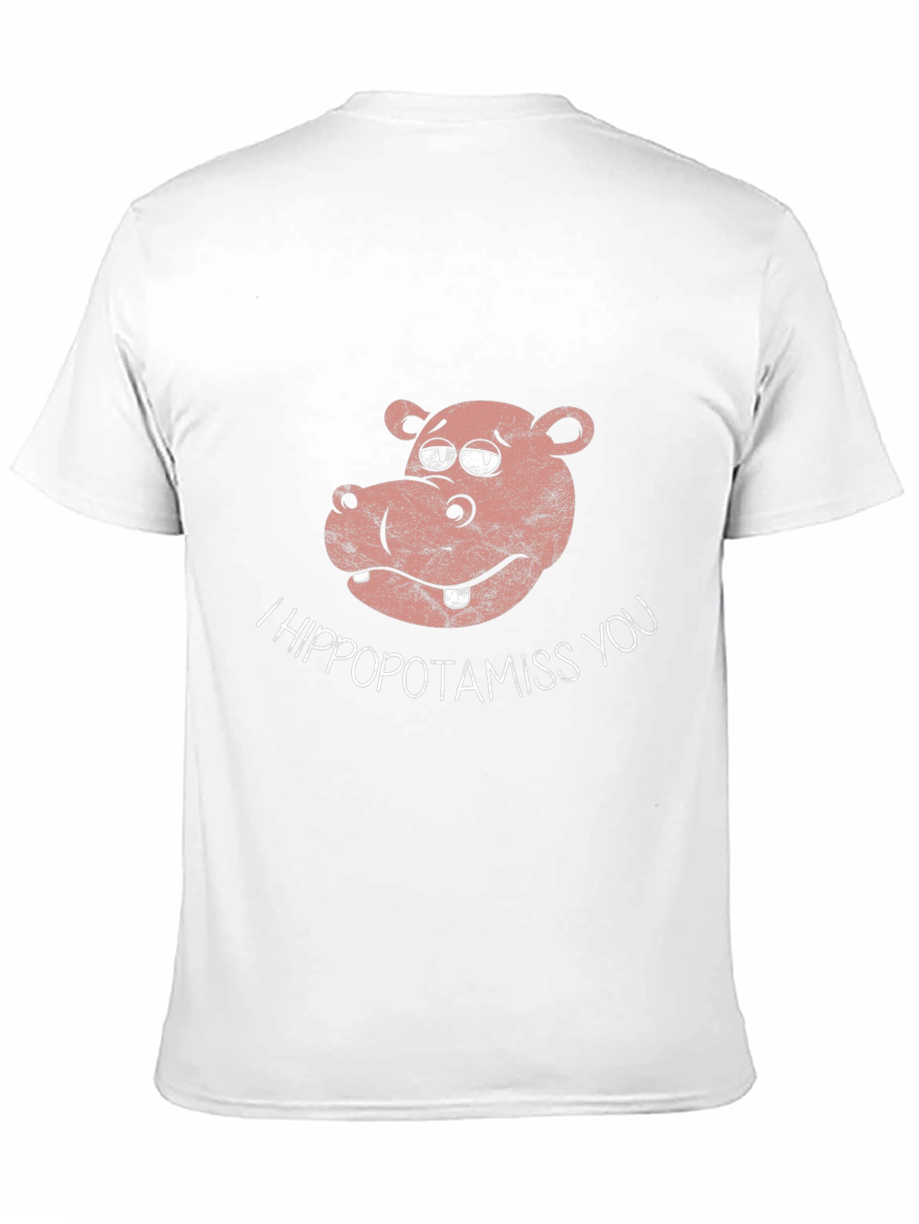Black I Hippopotamiss You Black T-Shirt view 11