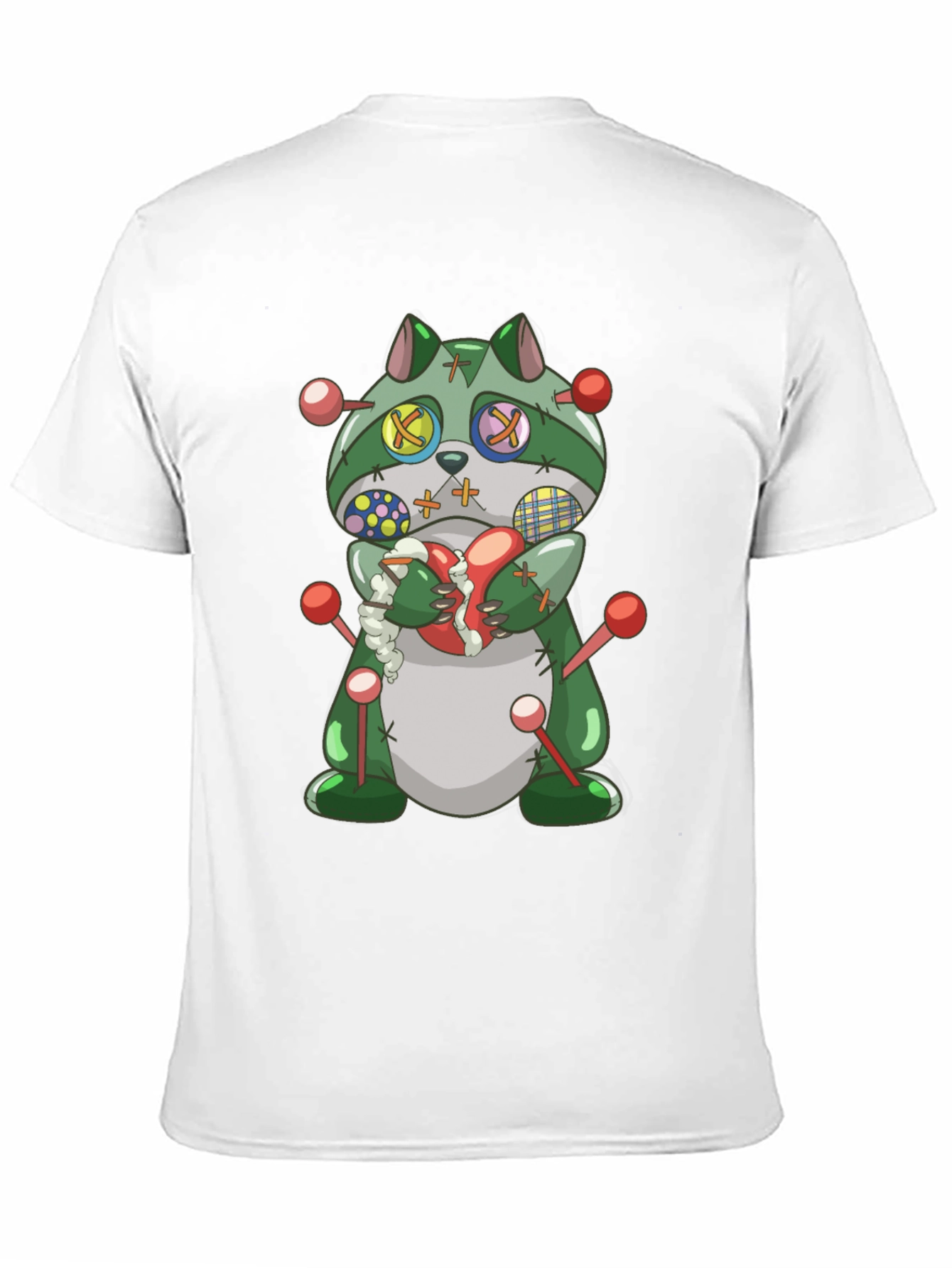 Black Voodoo Raccoon T-Shirt view 11