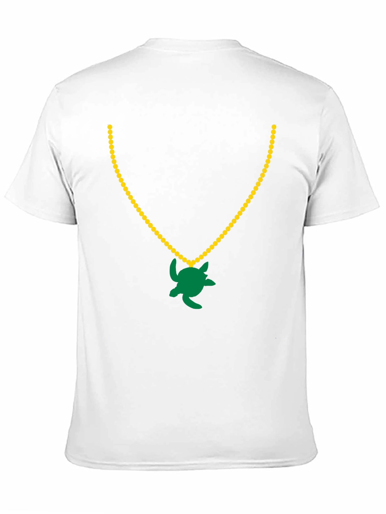 Black Turtle Pendant Black T-Shirt view 11