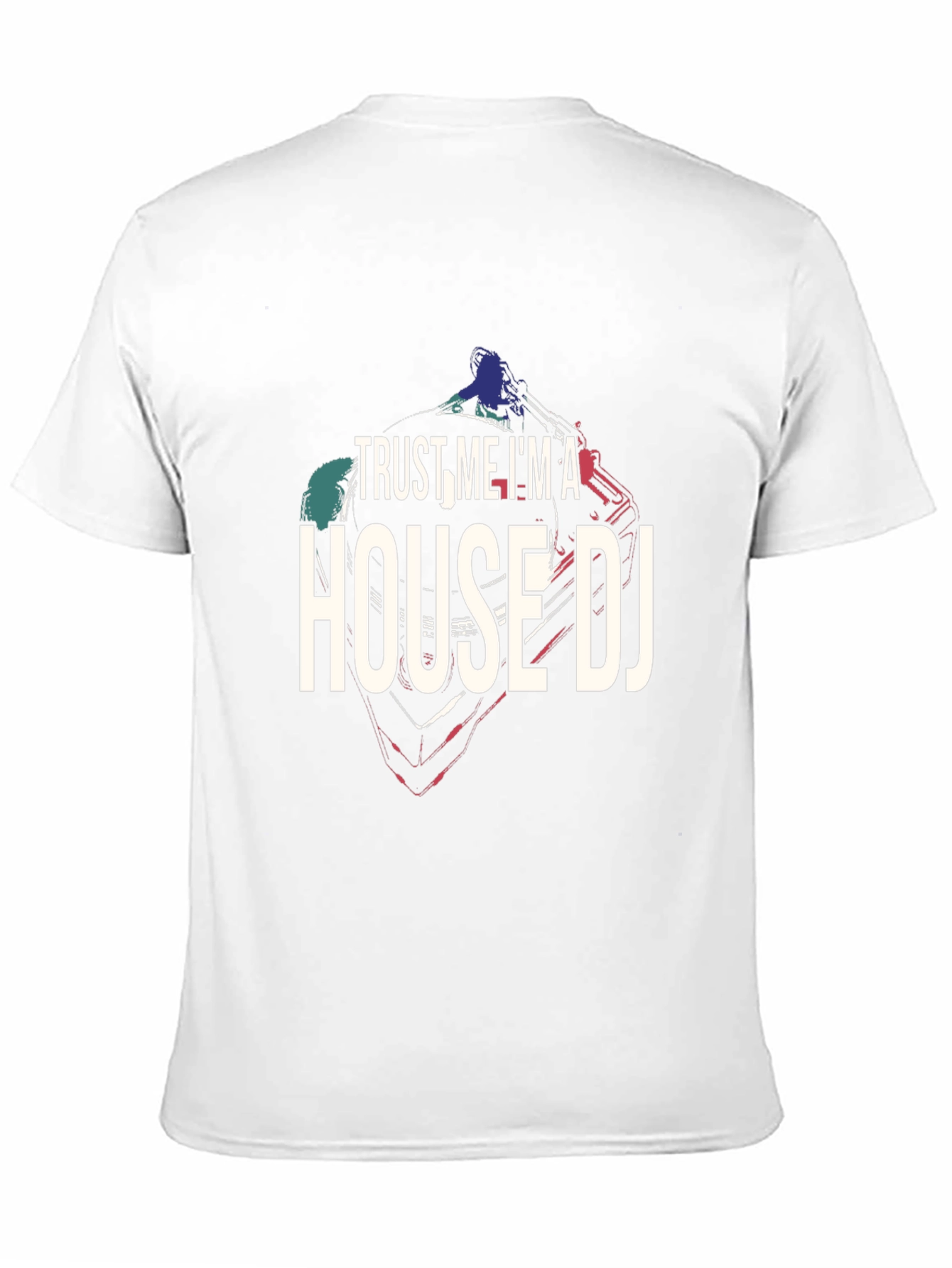 Black Trust Me I'm A House DJ Black T-Shirt view 11