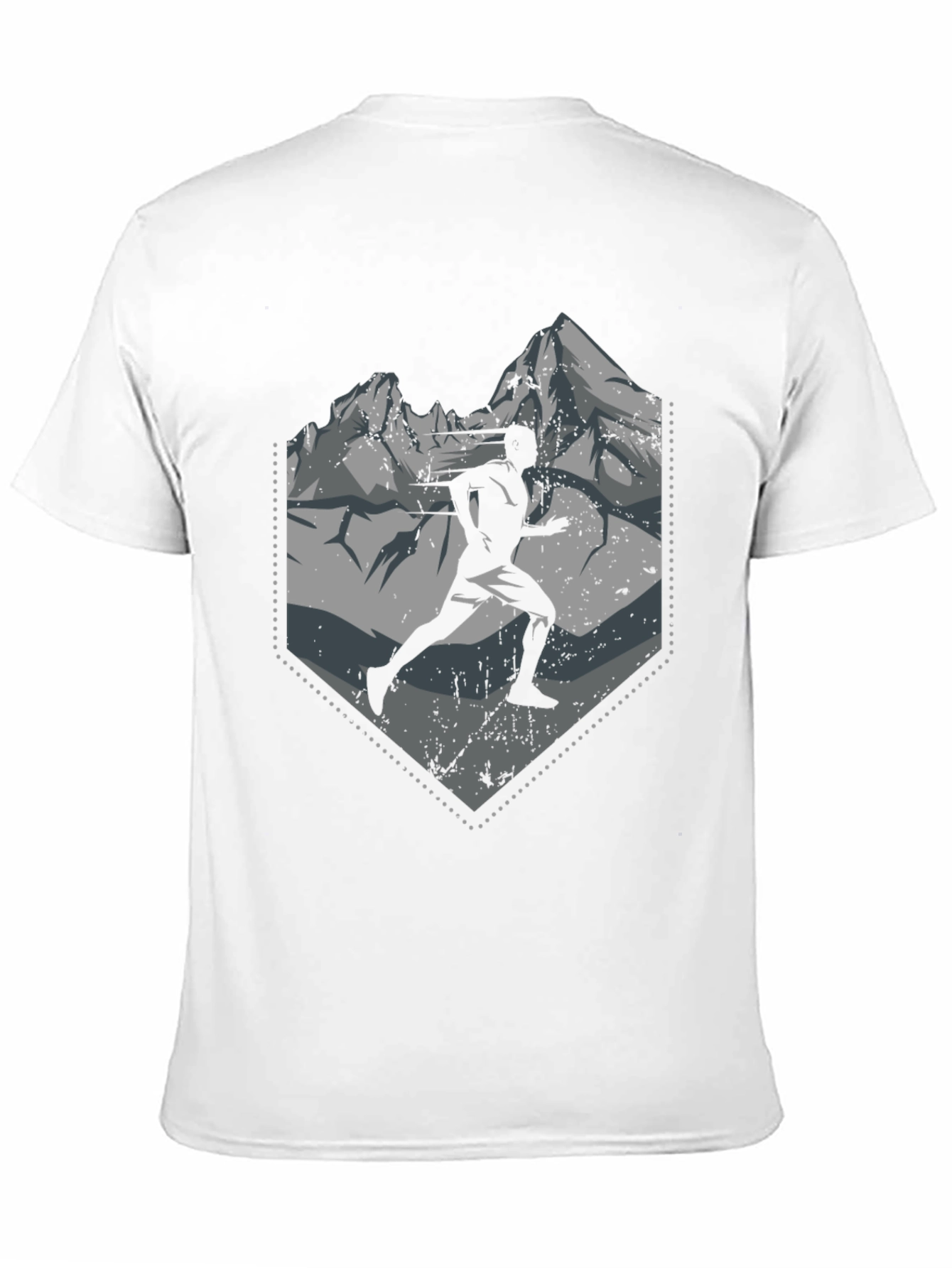 Black Mountain Runner Graphic Tee - Black view 11