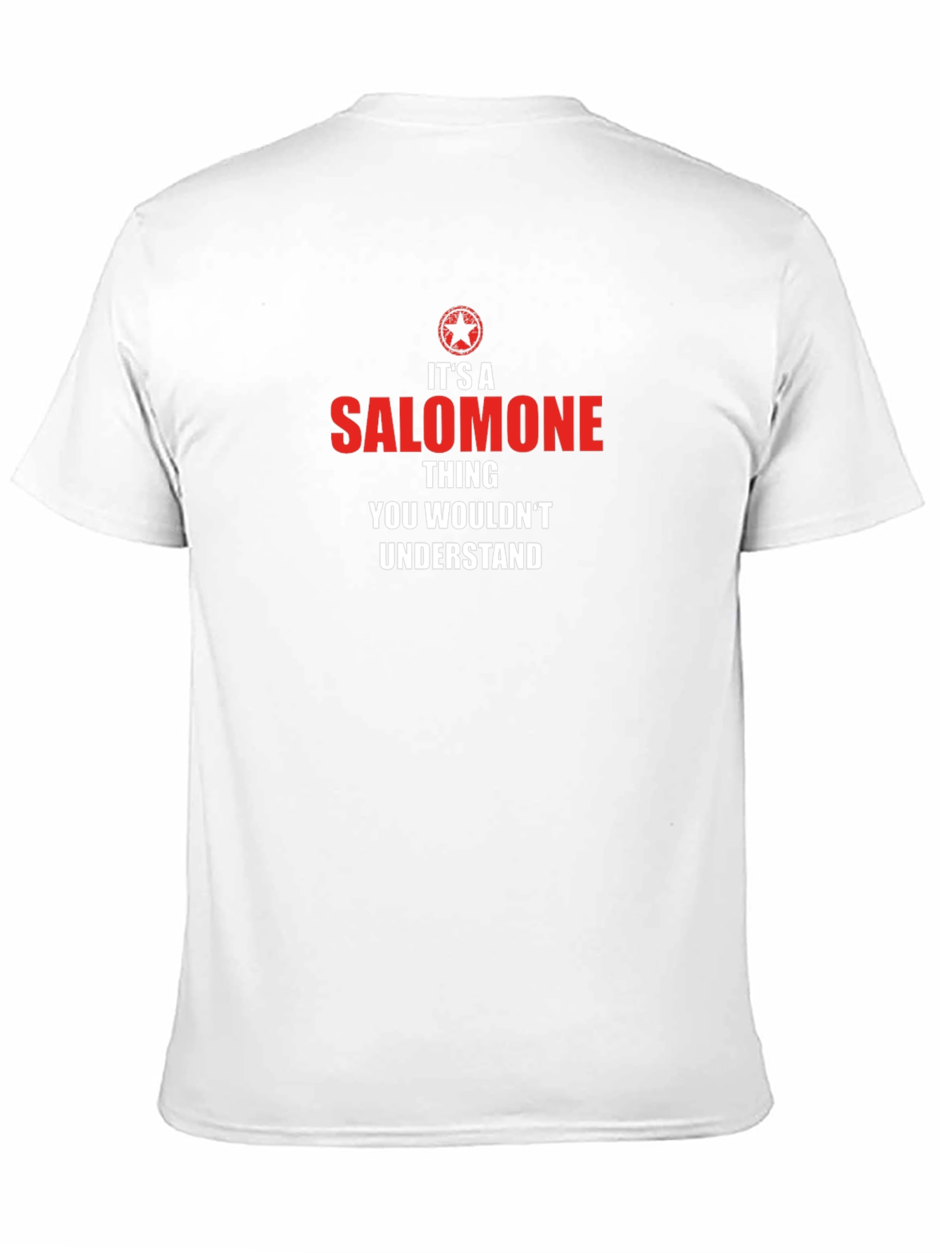 Black It's A Salomone Thing T-Shirt view 11