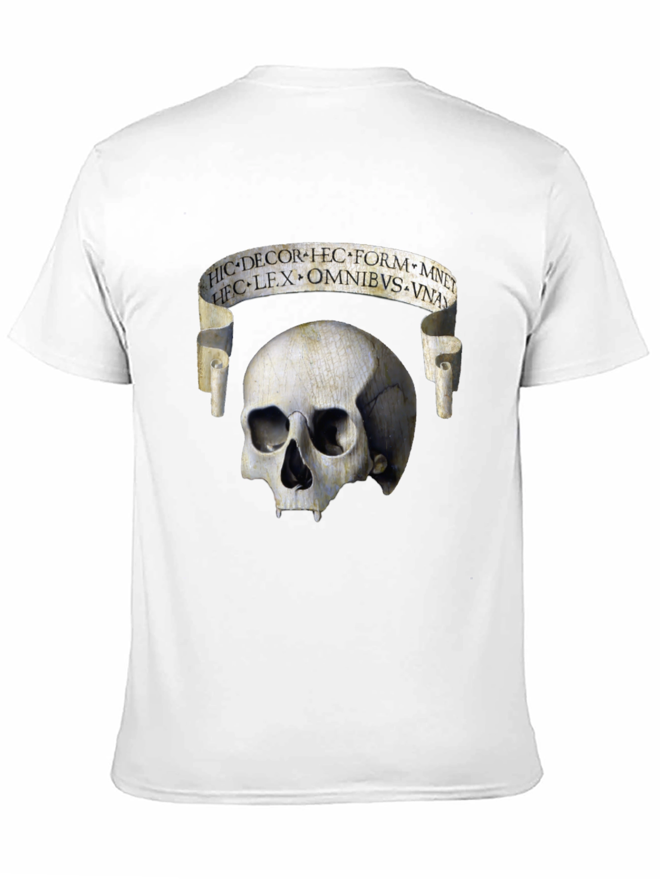 Black Skull & Scroll Graphic Tee - Memento Mori Fashion view 11