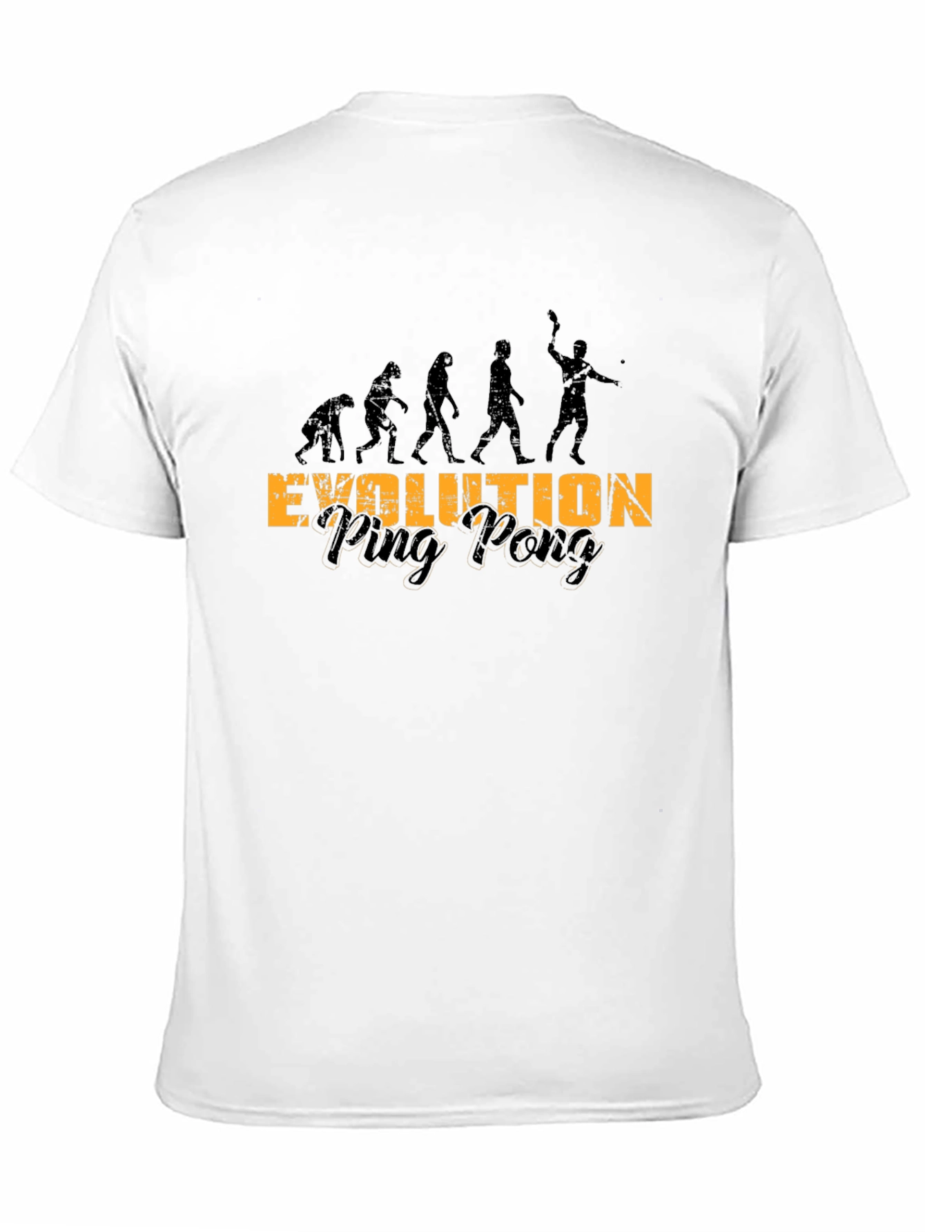 Black Evolution of Ping Pong T-Shirt view 11