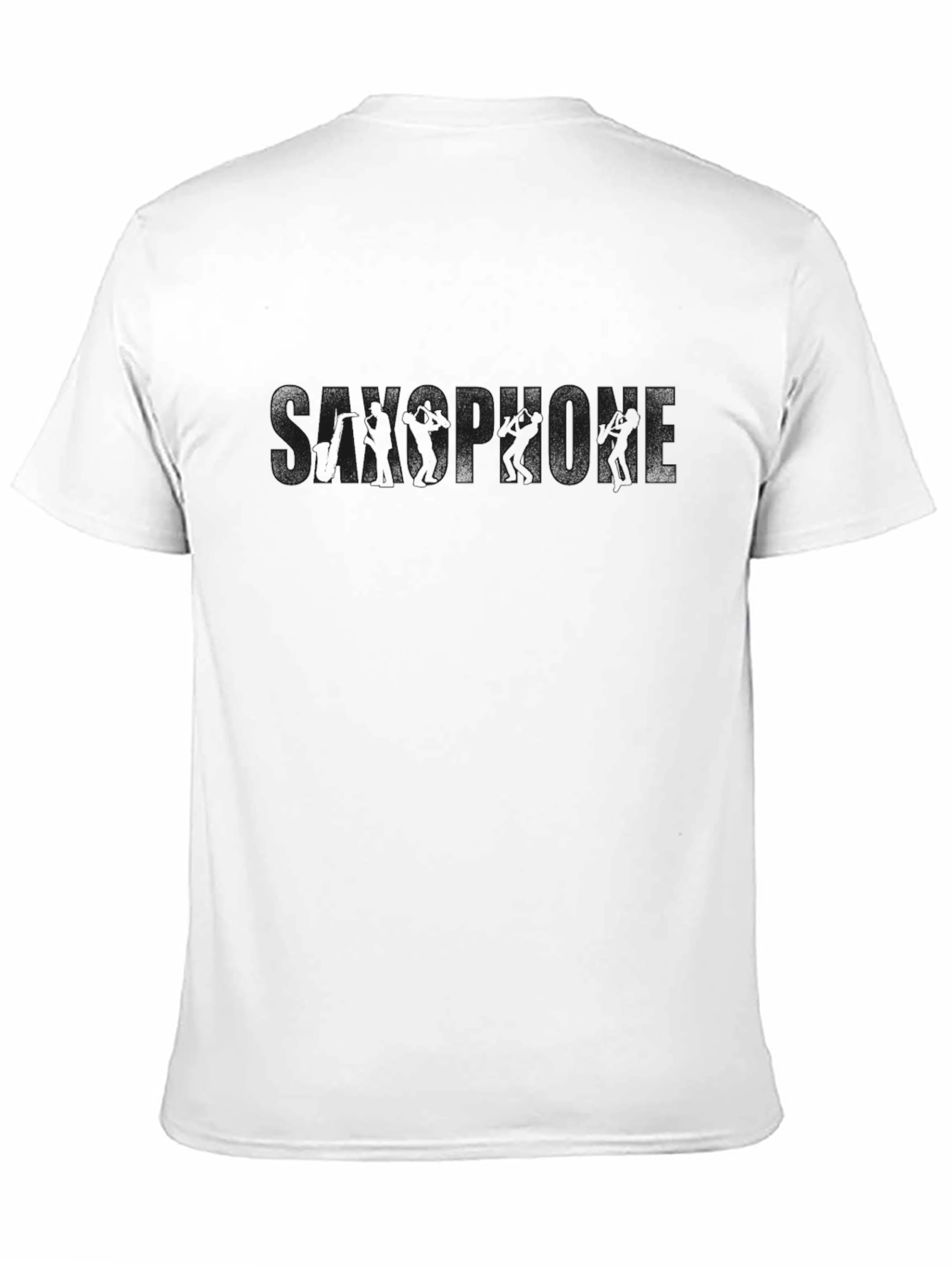 Black Men's Black Short Sleeve T-Shirt view 11