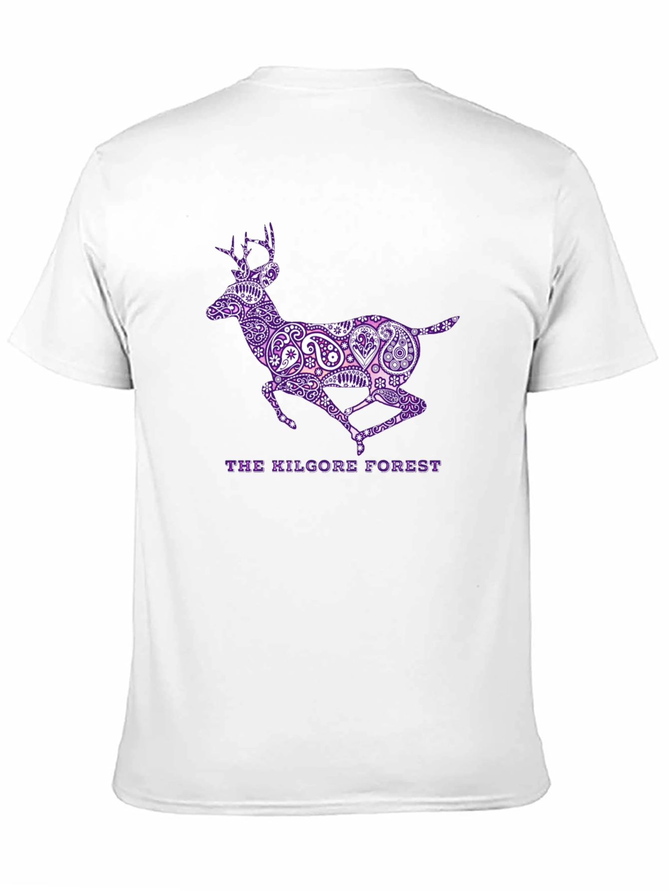 Black The Kilgore Forest Deer Graphic T-Shirt view 11
