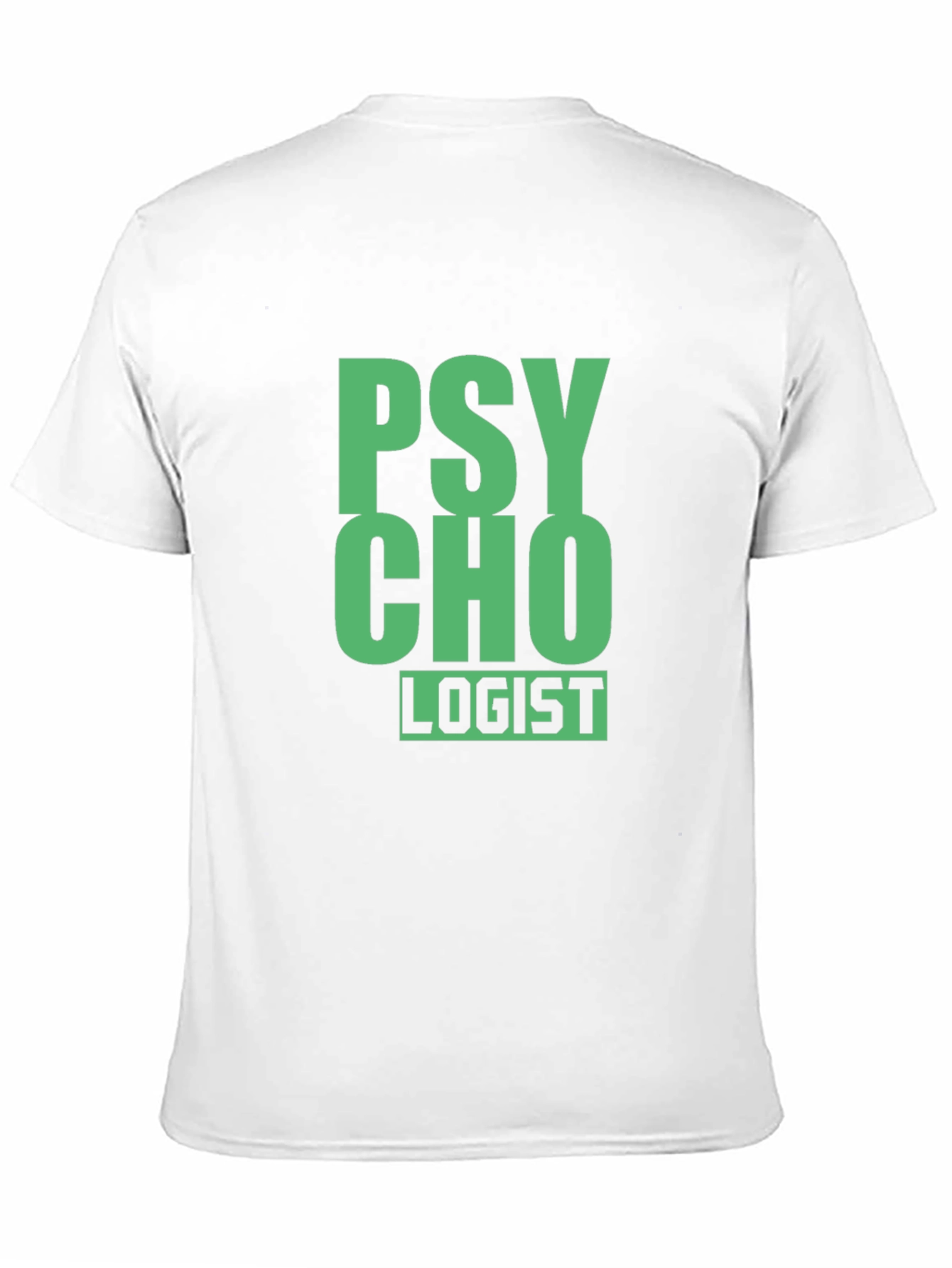 Black Psycho-Logist Graphic Tee - Black Cotton Blend view 11