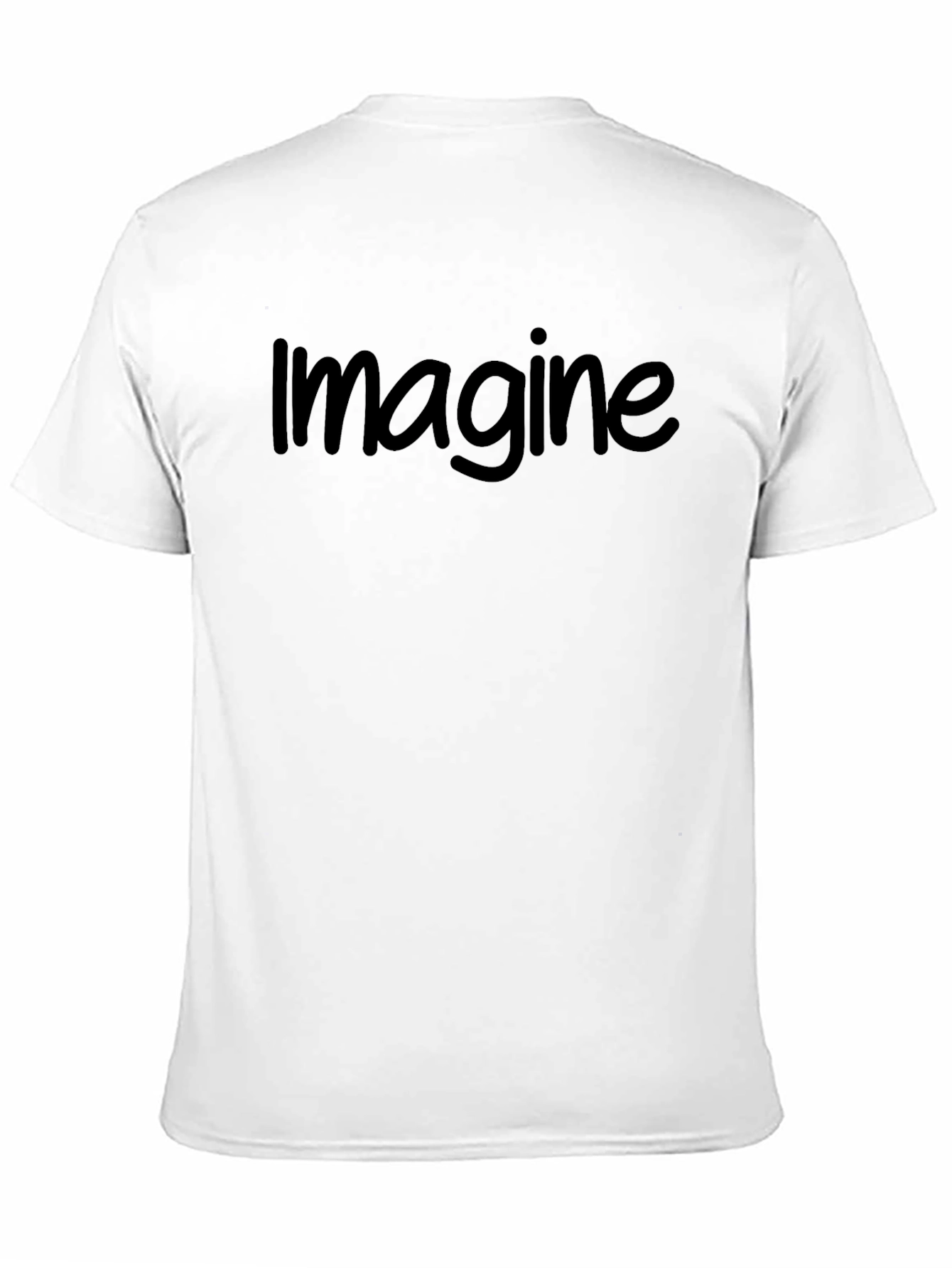 Black Imagine Graphic Black T-Shirt view 11