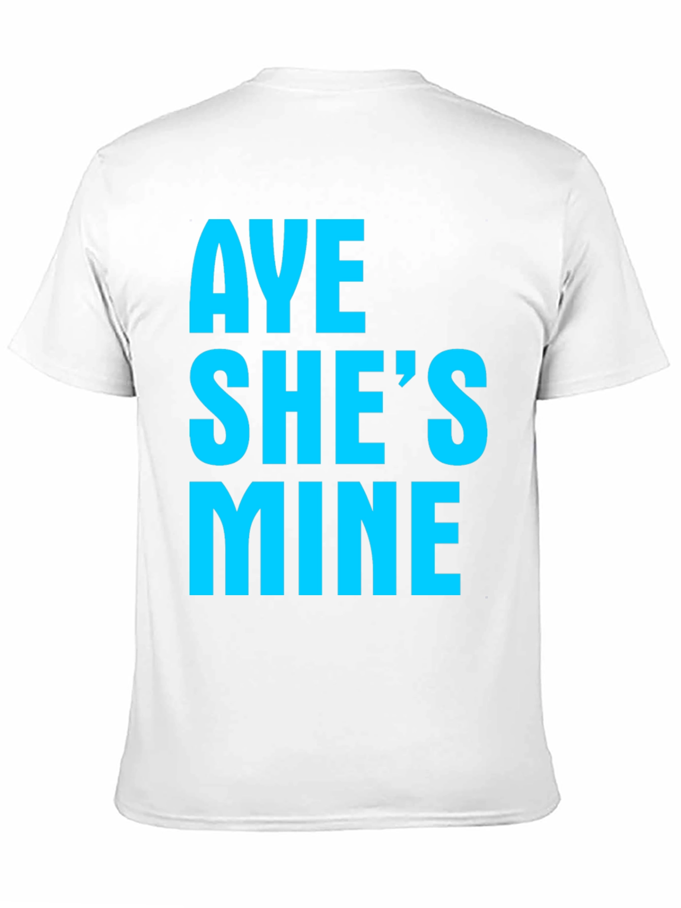 Black Aye She's Mine Graphic Tee - Black view 11