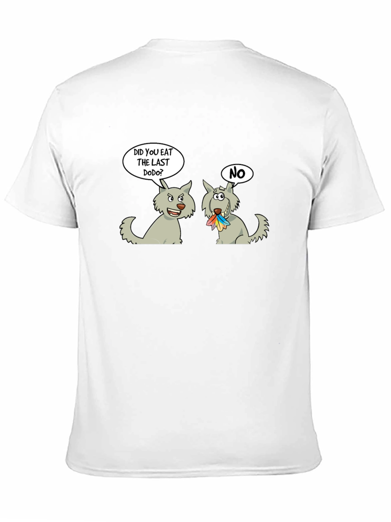 Black Funny Did You Eat the Last Dodo Black T-Shirt view 11