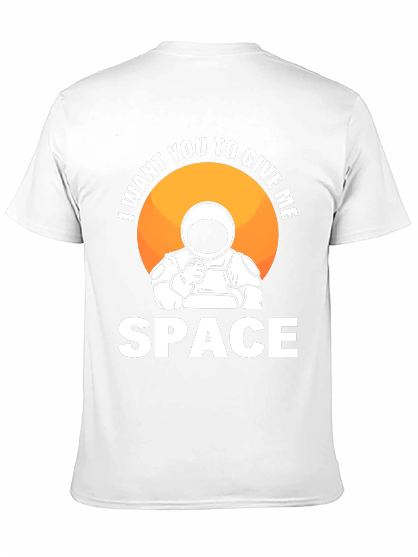 Black Give Me Space Astronaut Graphic Tee view 11