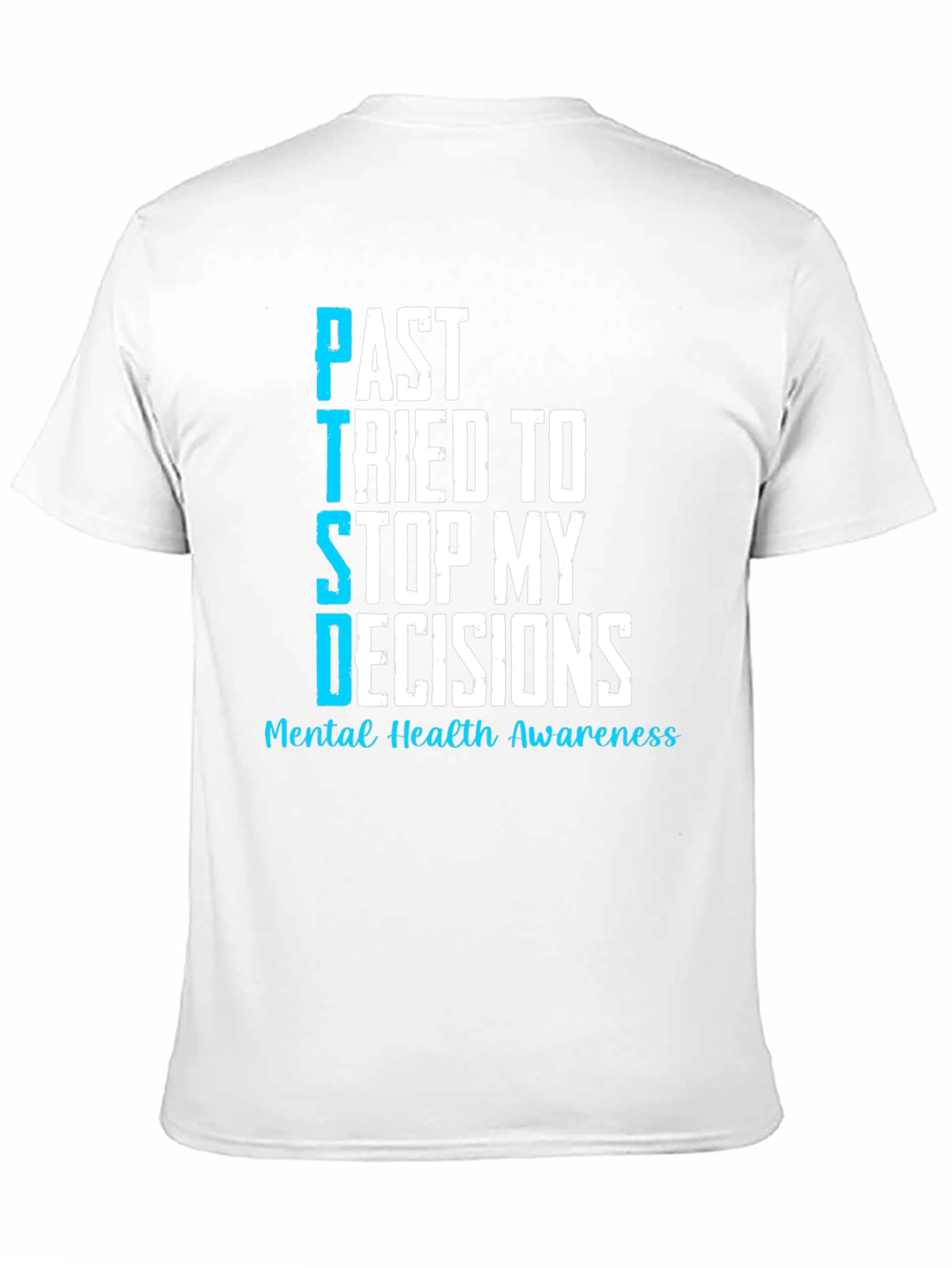 Black Mental Health Awareness PTSD T-Shirt view 11