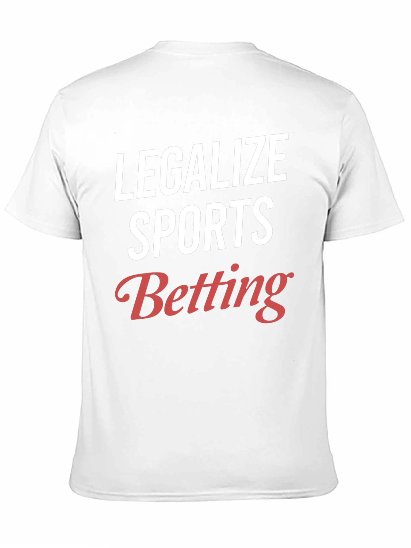 Black Legalize Sports Betting T-Shirt - Black view 11
