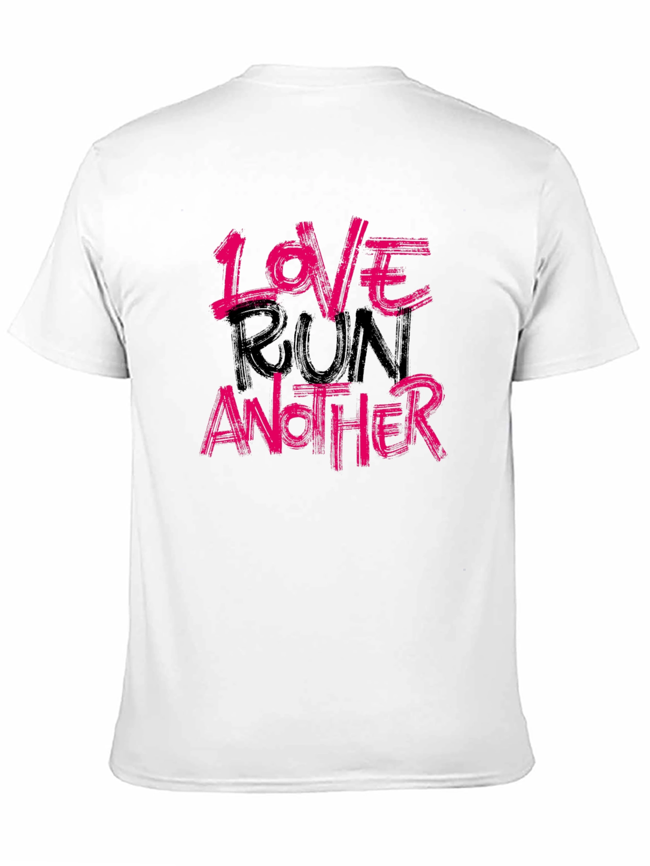 Black Love Run Another Graphic Tee - Soft Cotton Blend view 11