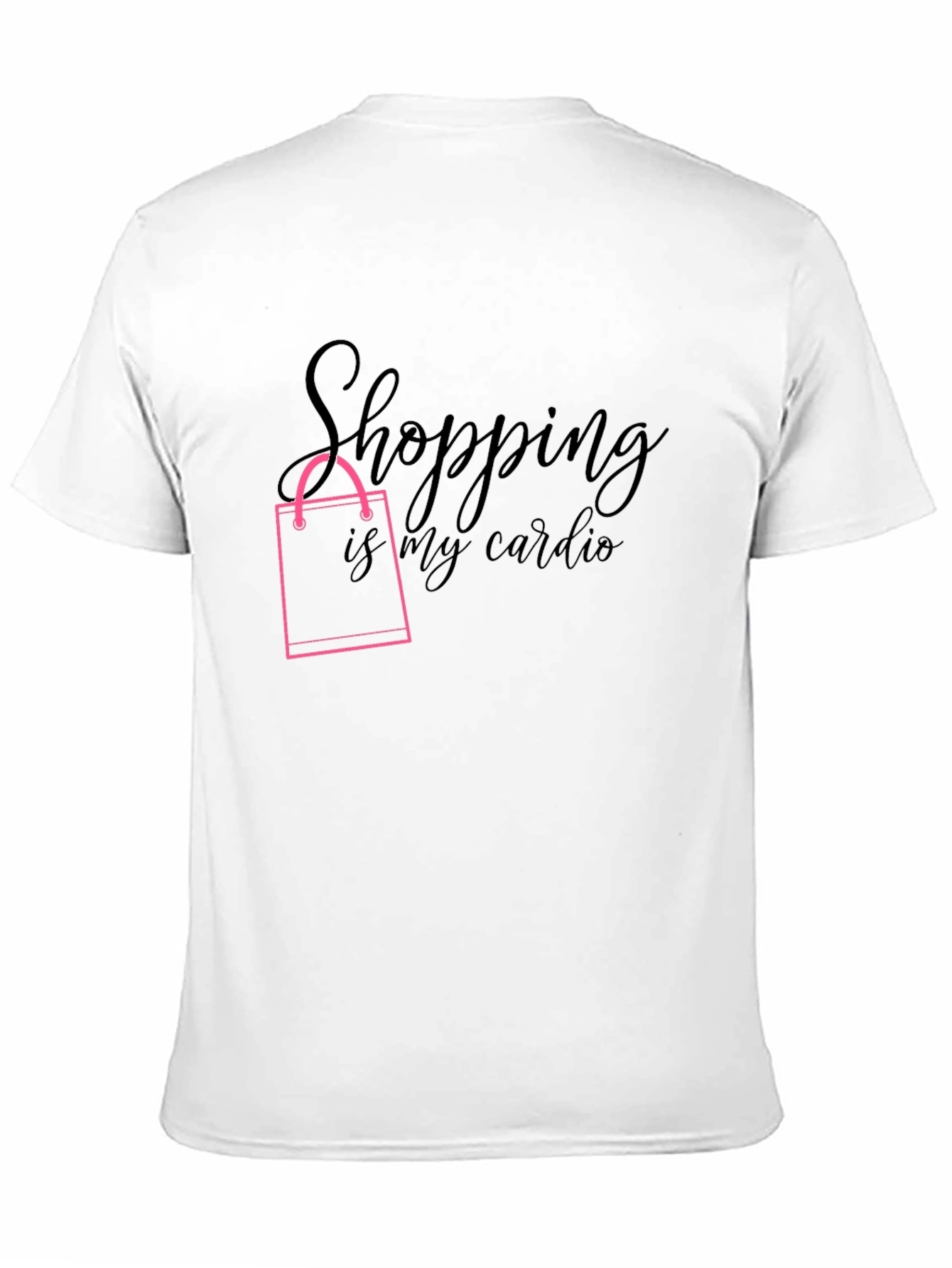 Black Shopping Is My Cardio Graphic Tee view 11