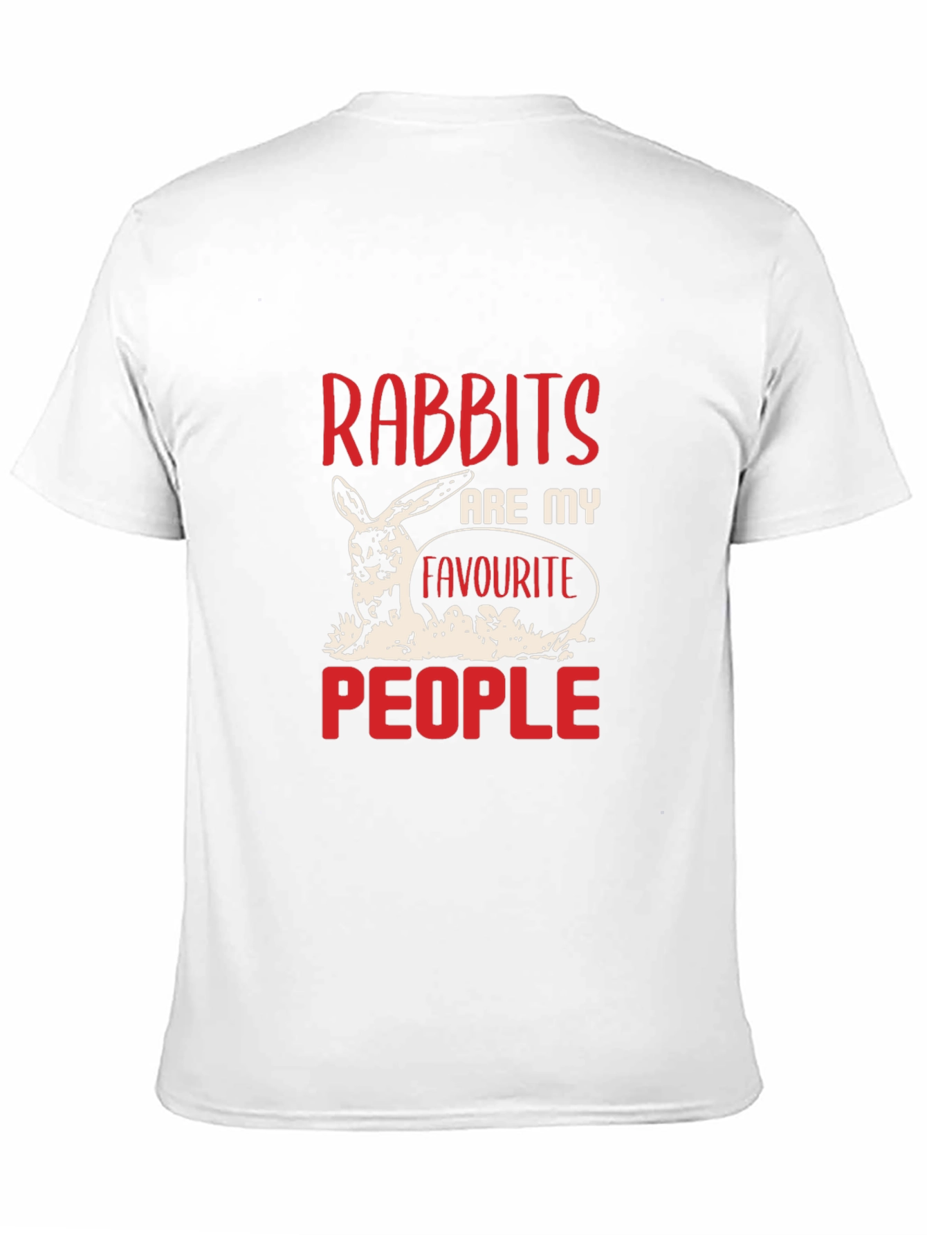 Black Rabbits Are My Favorite People T-Shirt view 11