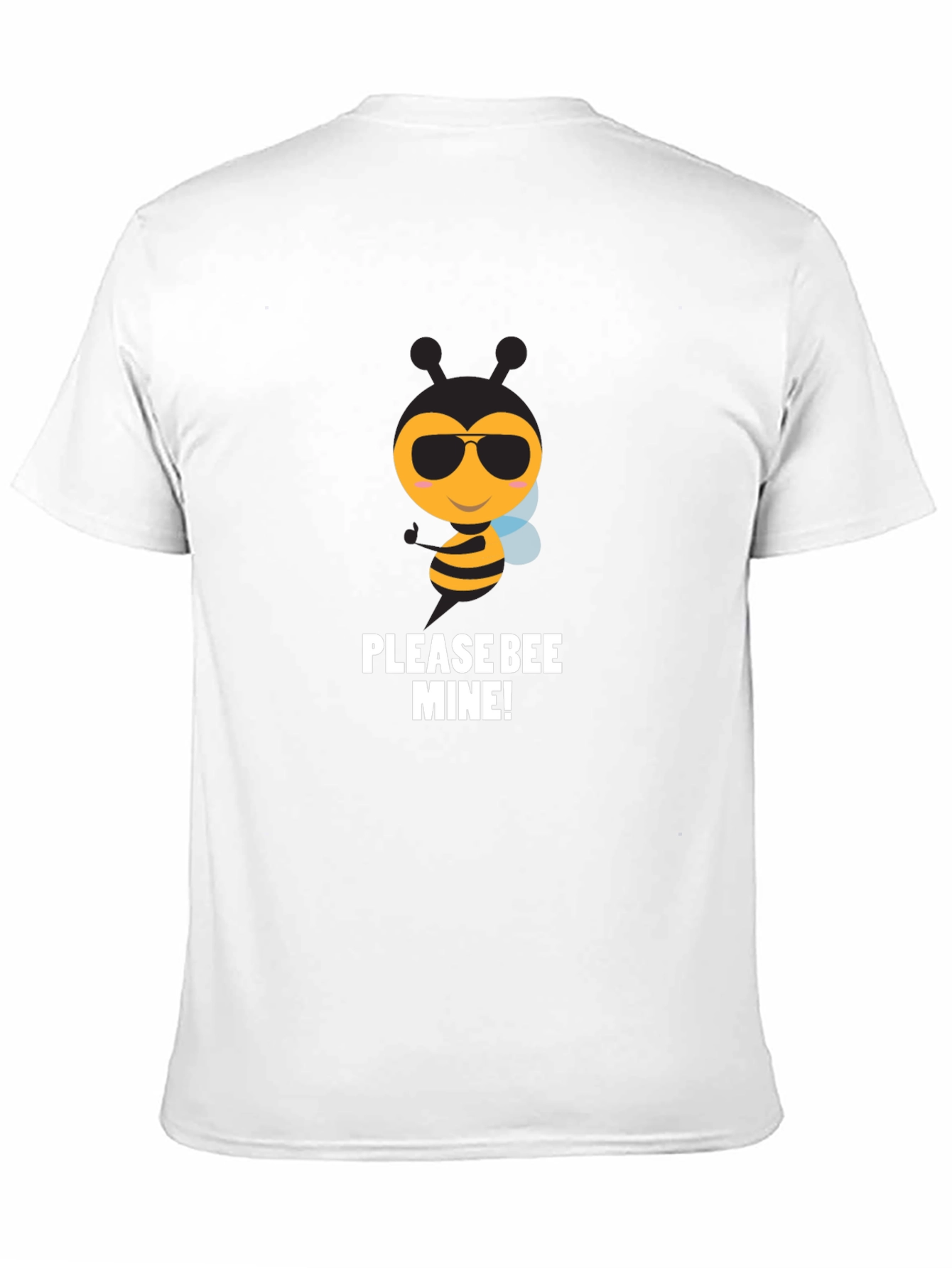 Black Please Bee Mine! Graphic T-Shirt view 11