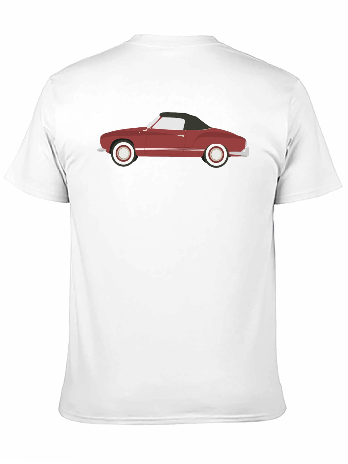 Black Classic Car Graphic Tee - Black Cotton Blend view 11
