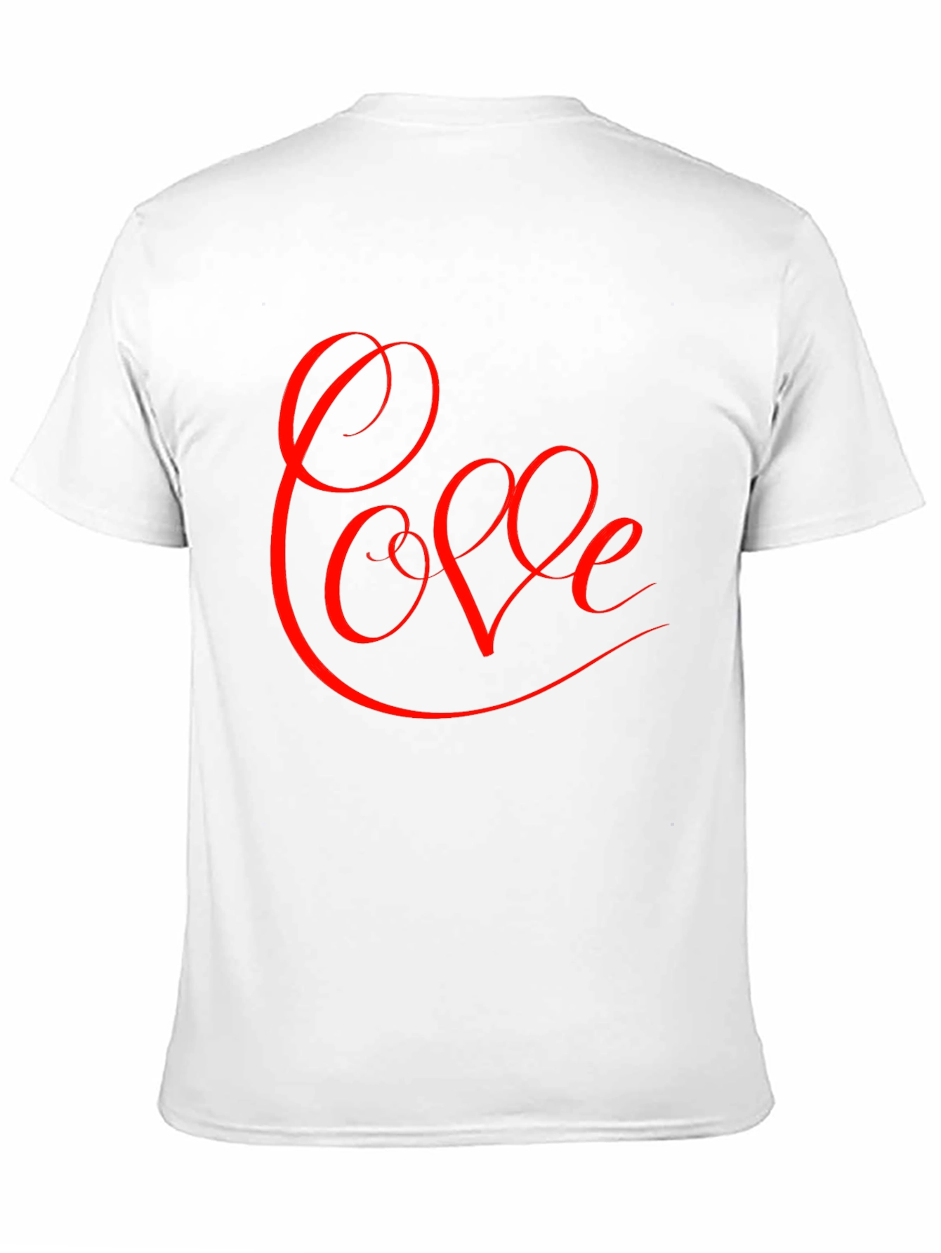 Black Love Script Graphic Tee - Black Cotton Blend view 11