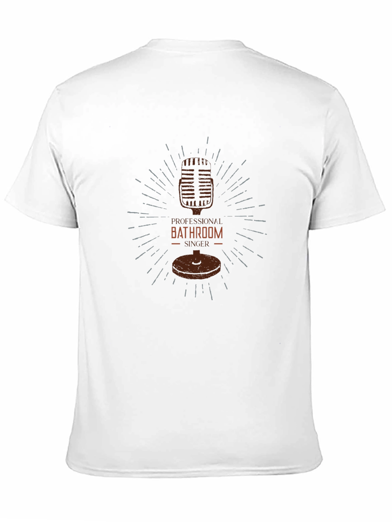 Black Professional Bathroom Singer Black T-Shirt view 11