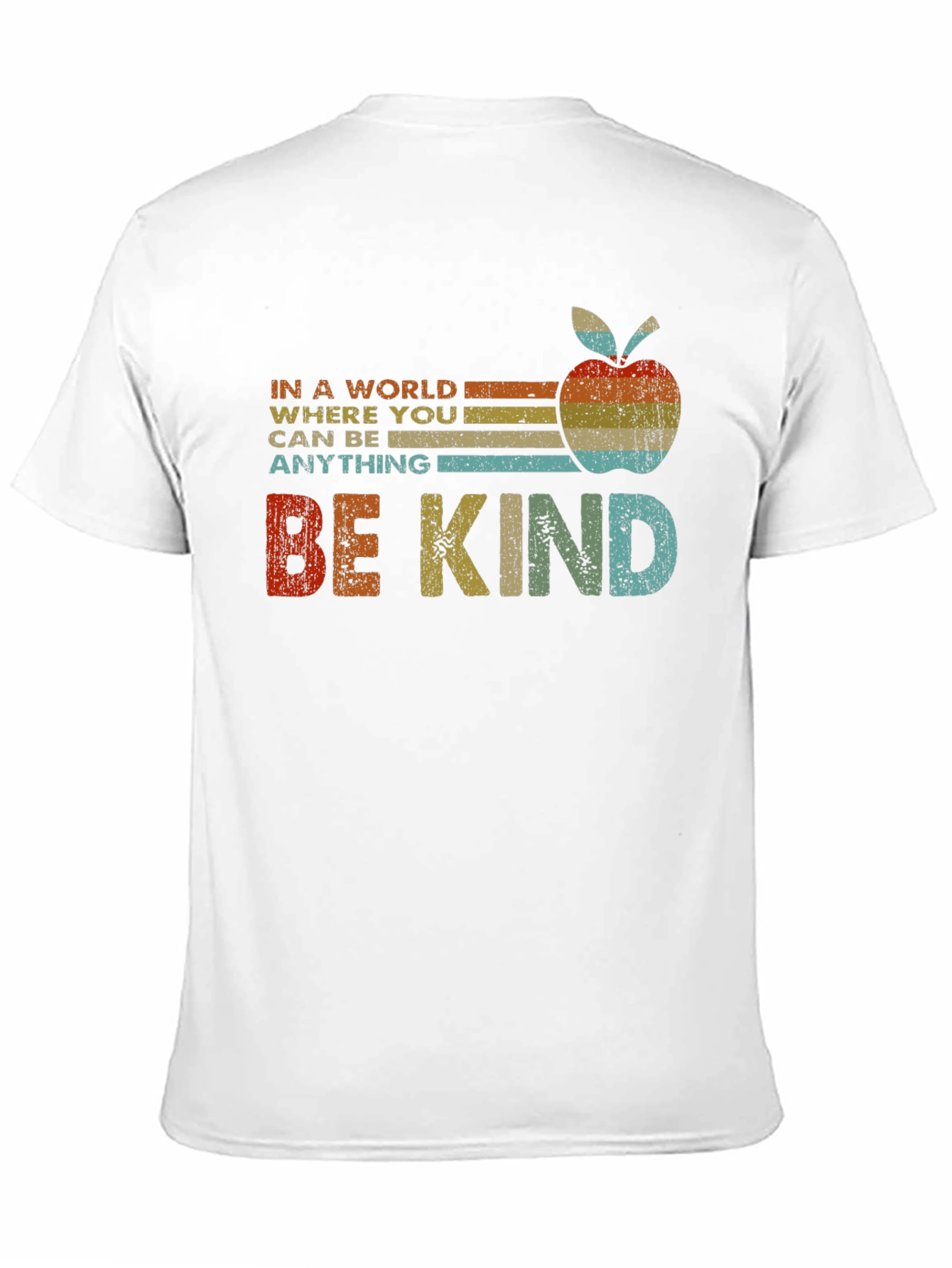 Black Be Kind Apple Graphic Tee view 11