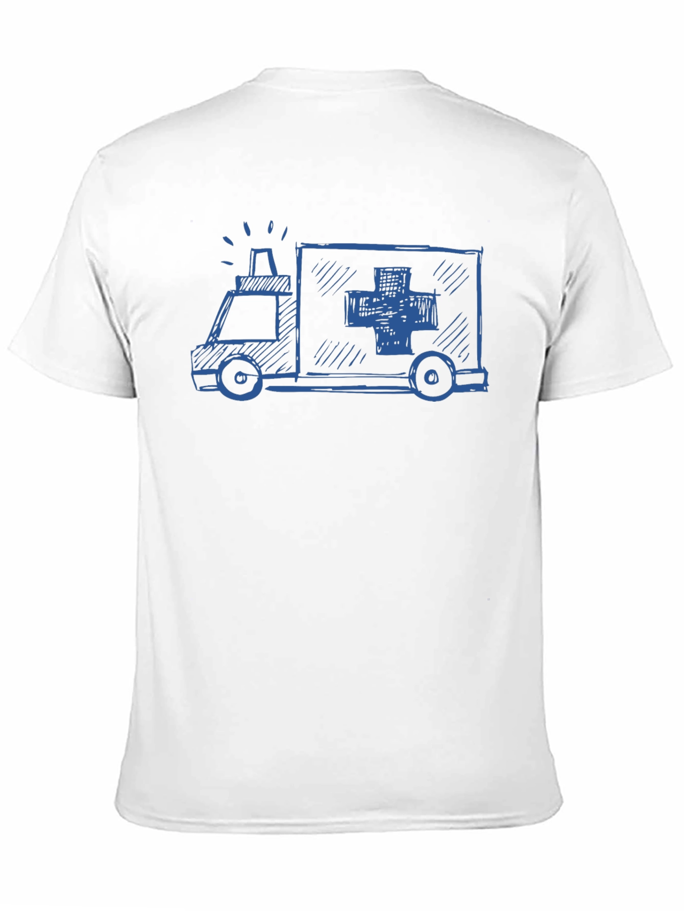 Black Ambulance Graphic T-Shirt - Black view 11