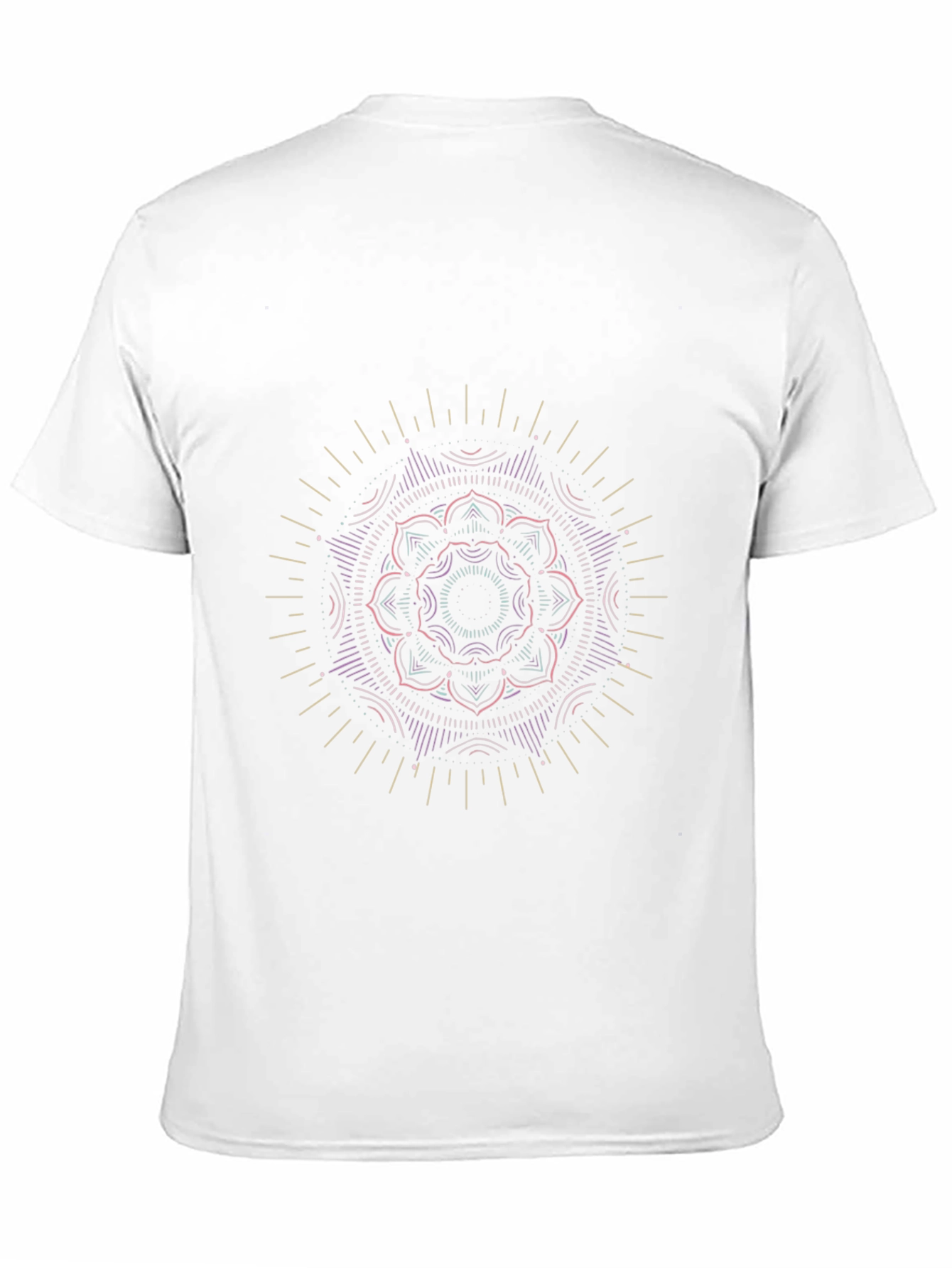 Black Mandala Graphic Black T-Shirt view 11