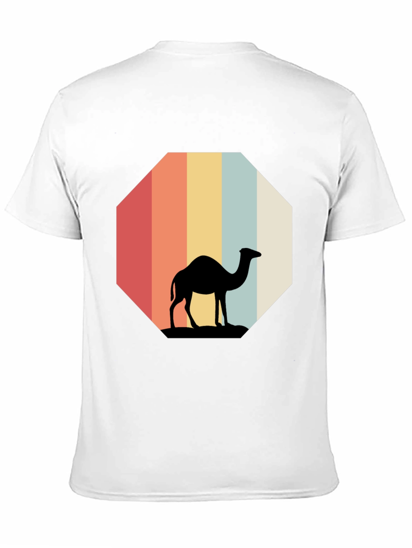 Black Retro Camel Silhouette Tee view 11